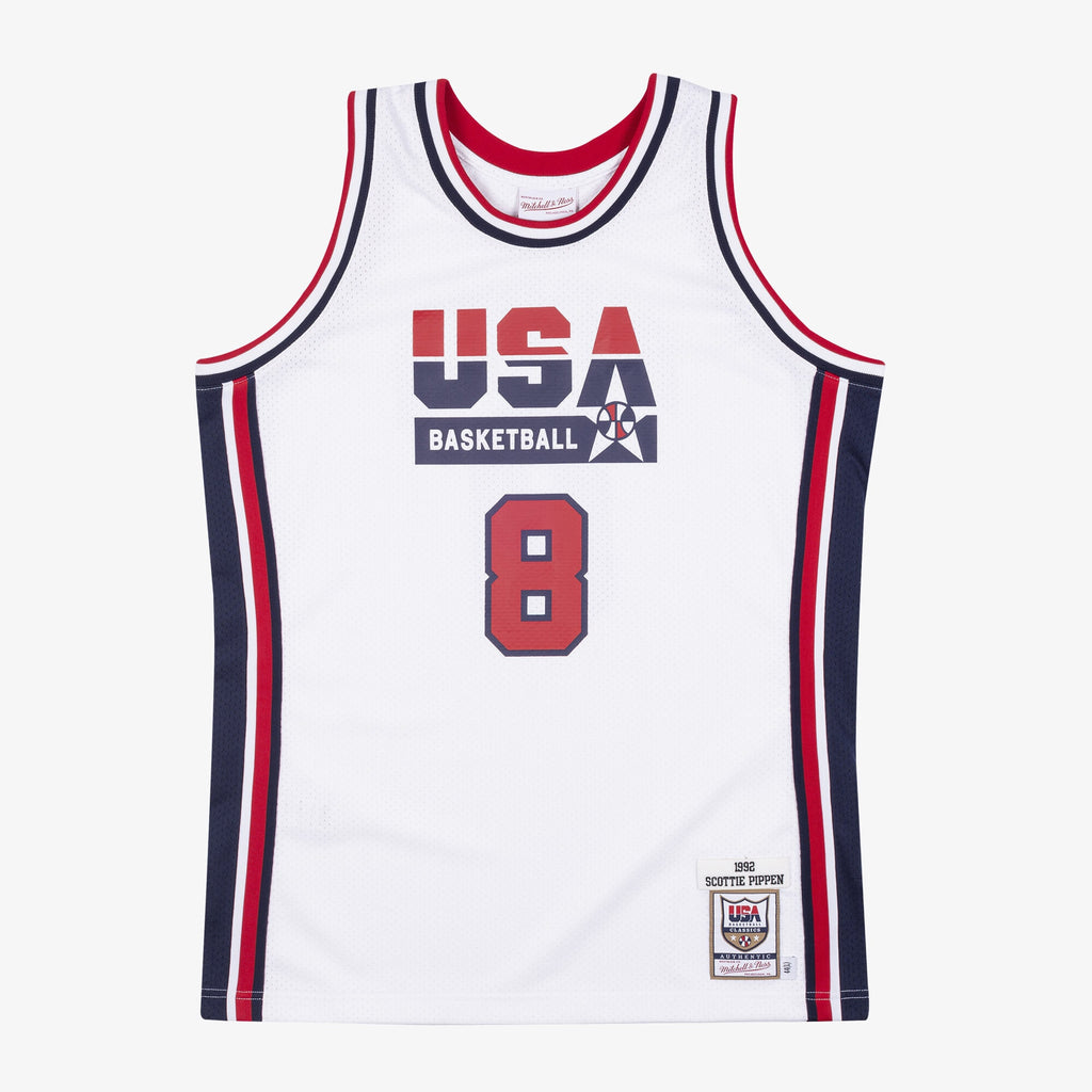 USA Basketball Mitchell & Ness Authentic Jersey Scottie Pippen 1992 NBA Team Jersey Basketball Fan Apparel