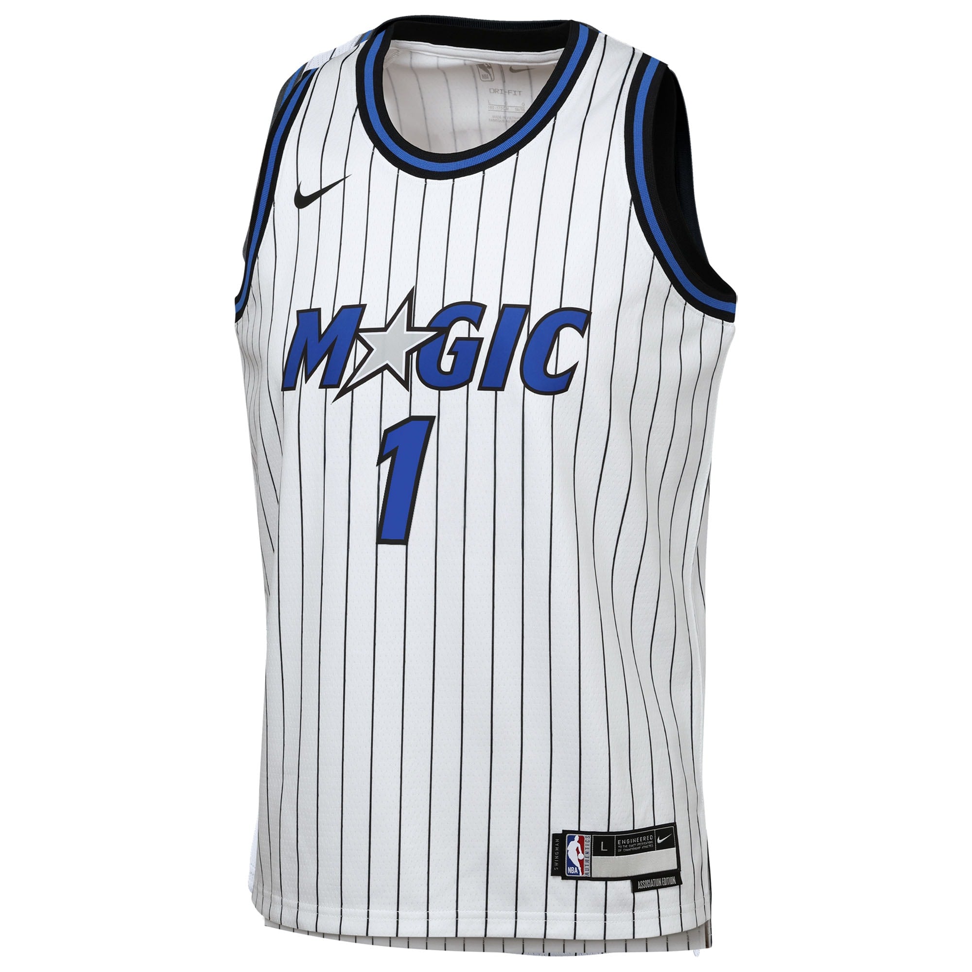 Orlando Magic Nike Replica Association Edition Swingman Jersey - White - Jonathan Isaac - Youth NBA Team Jersey Basketball Fan Apparel
