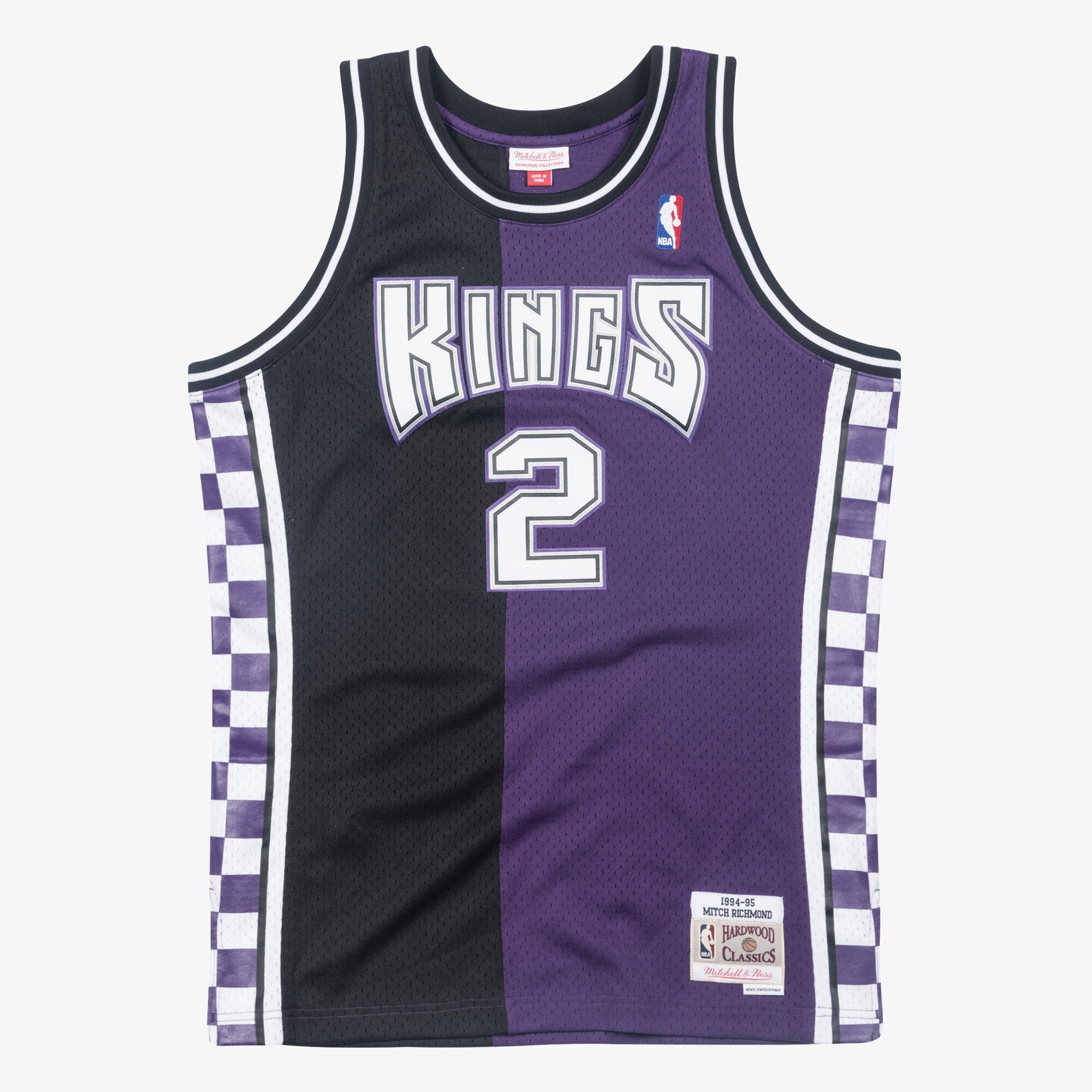 Sacramento Kings Mitchell & Ness Swingman Jersey Mitch Richmond 1994-95 NBA Team Jersey Basketball Fan Apparel