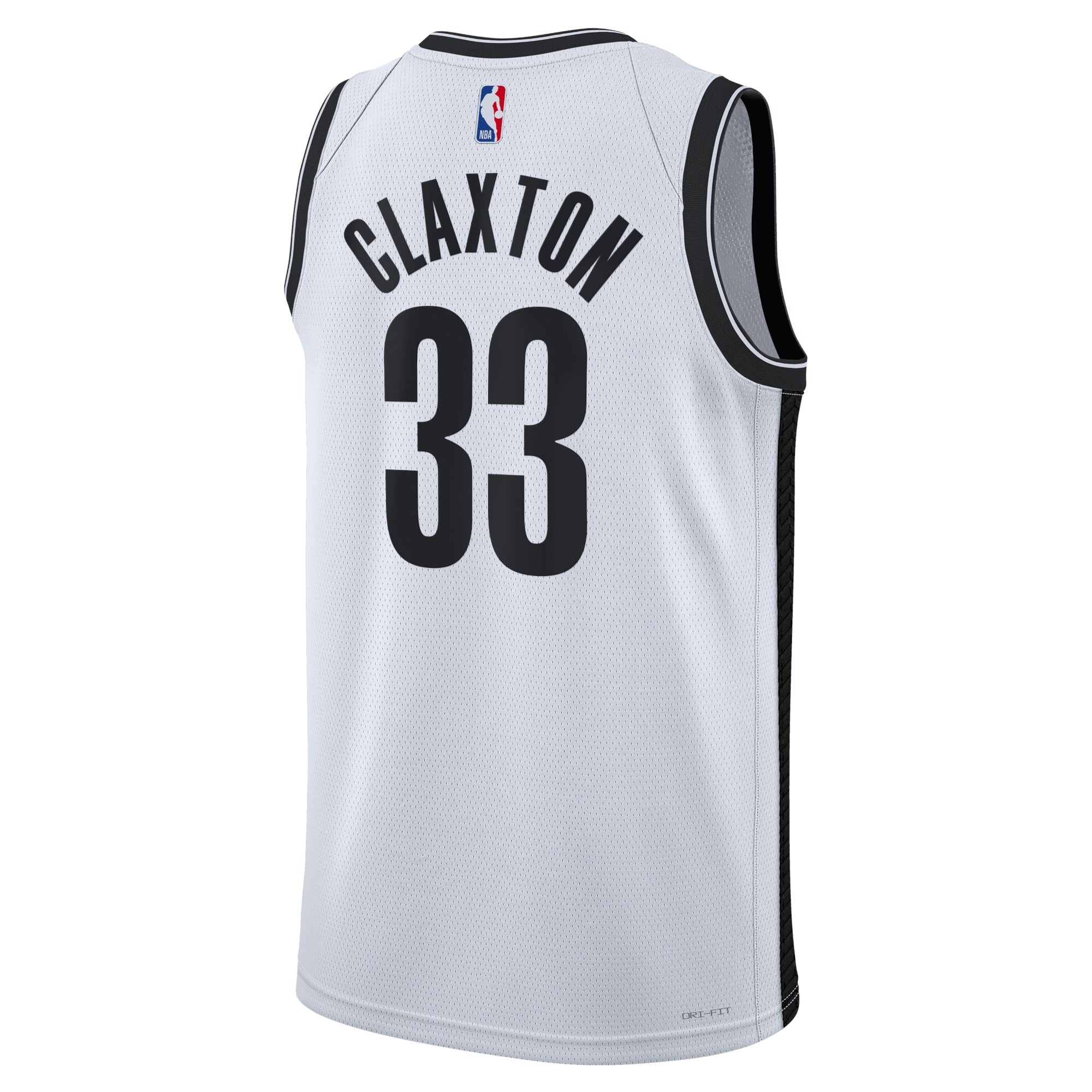 Brooklyn Nets Nike Association Edition Swingman Jersey - White - Nic Claxton - Unisex NBA Team Jersey Basketball Fan Apparel