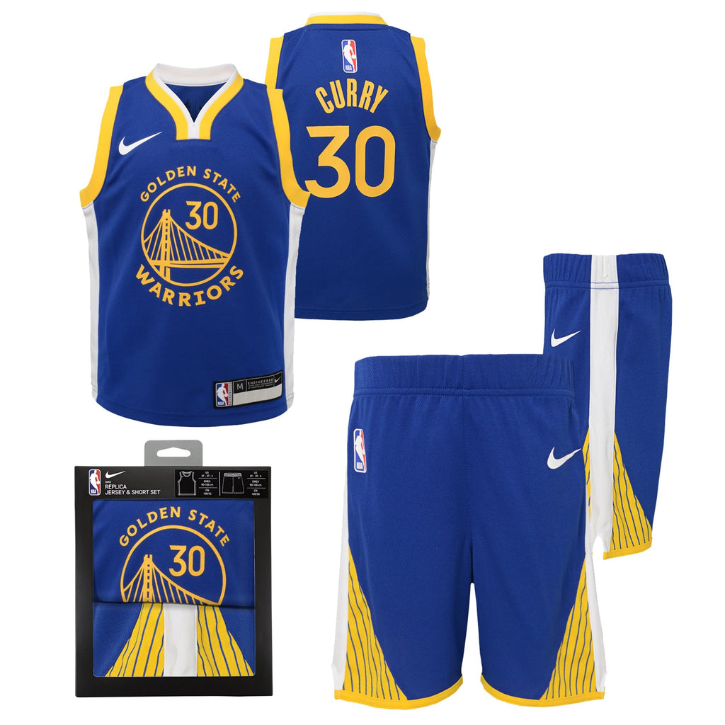 Golden State Warriors Replica Icon Jersey Box Set - Stephen Curry - Infant NBA Team Jersey Basketball Fan Apparel