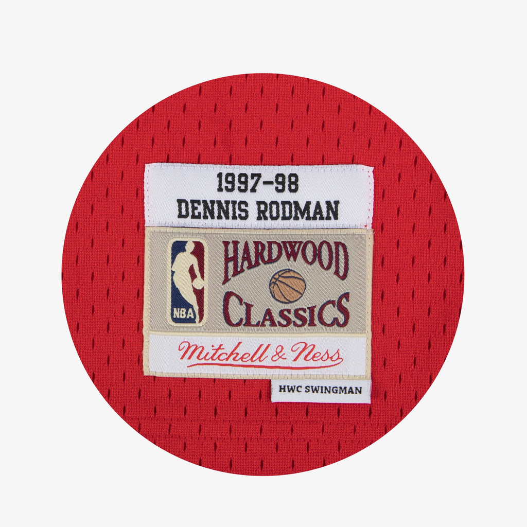 Chicago Bulls Mitchell & Ness Swingman Jersey Road Dennis Rodman 1997-98 NBA Team Jersey Basketball Fan Apparel