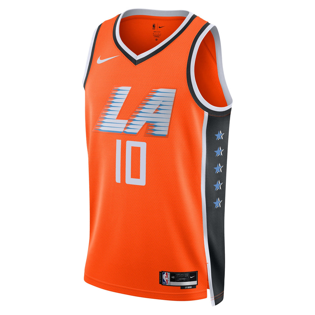 LA Clippers Nike 2025/26 City Edition Swingman Jersey - Orange - Darius Garland - Unisex NBA Team Jersey Basketball Fan Apparel