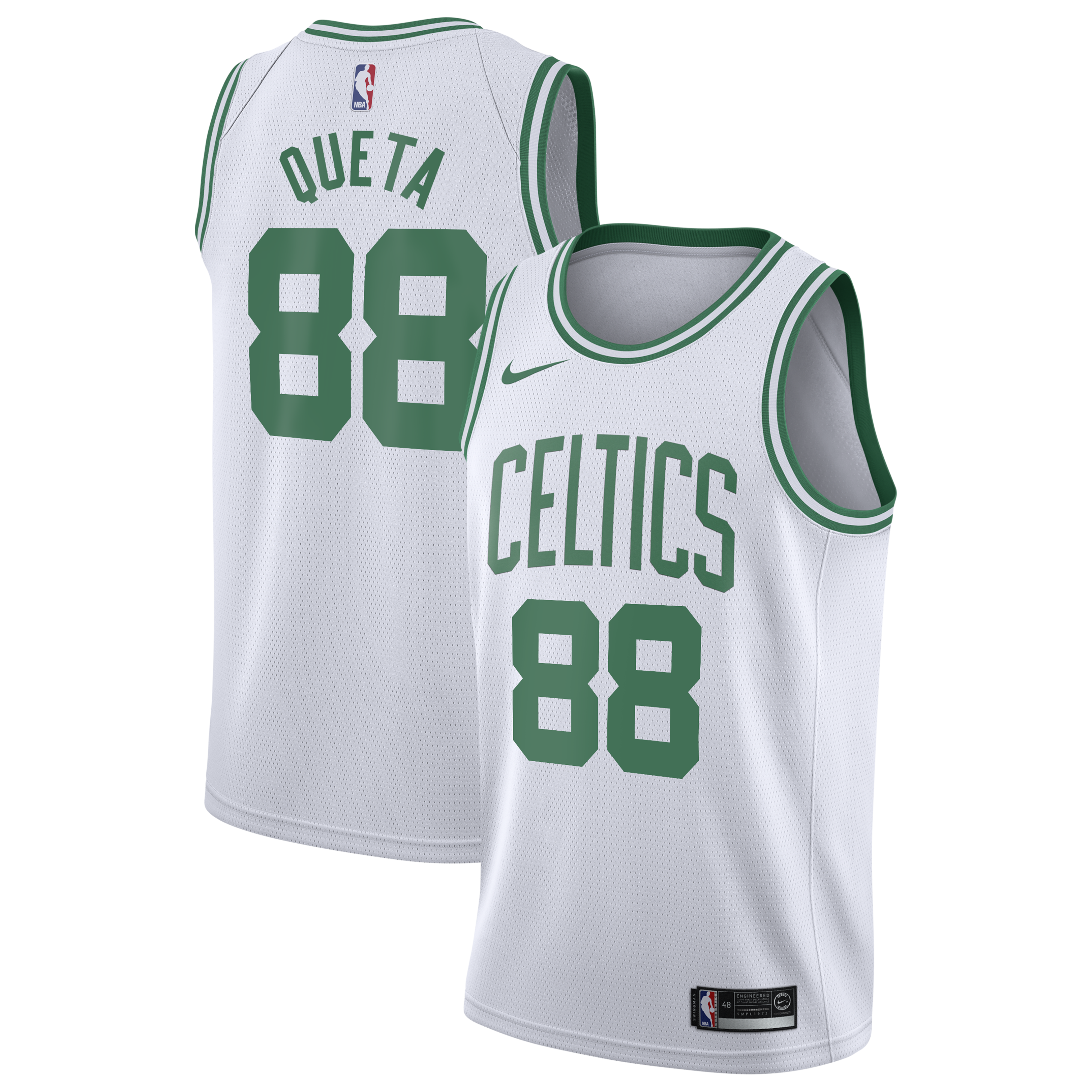 Boston Celtics Nike Association Edition Swingman Jersey - White - Neemias Queta - Youth NBA Team Jersey Basketball Fan Apparel
