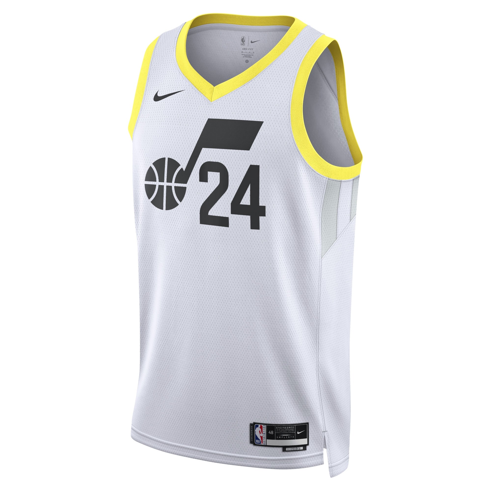 Utah Jazz Nike Association Edition Swingman Jersey - White - Walker Kessler - Unisex NBA Team Jersey Basketball Fan Apparel