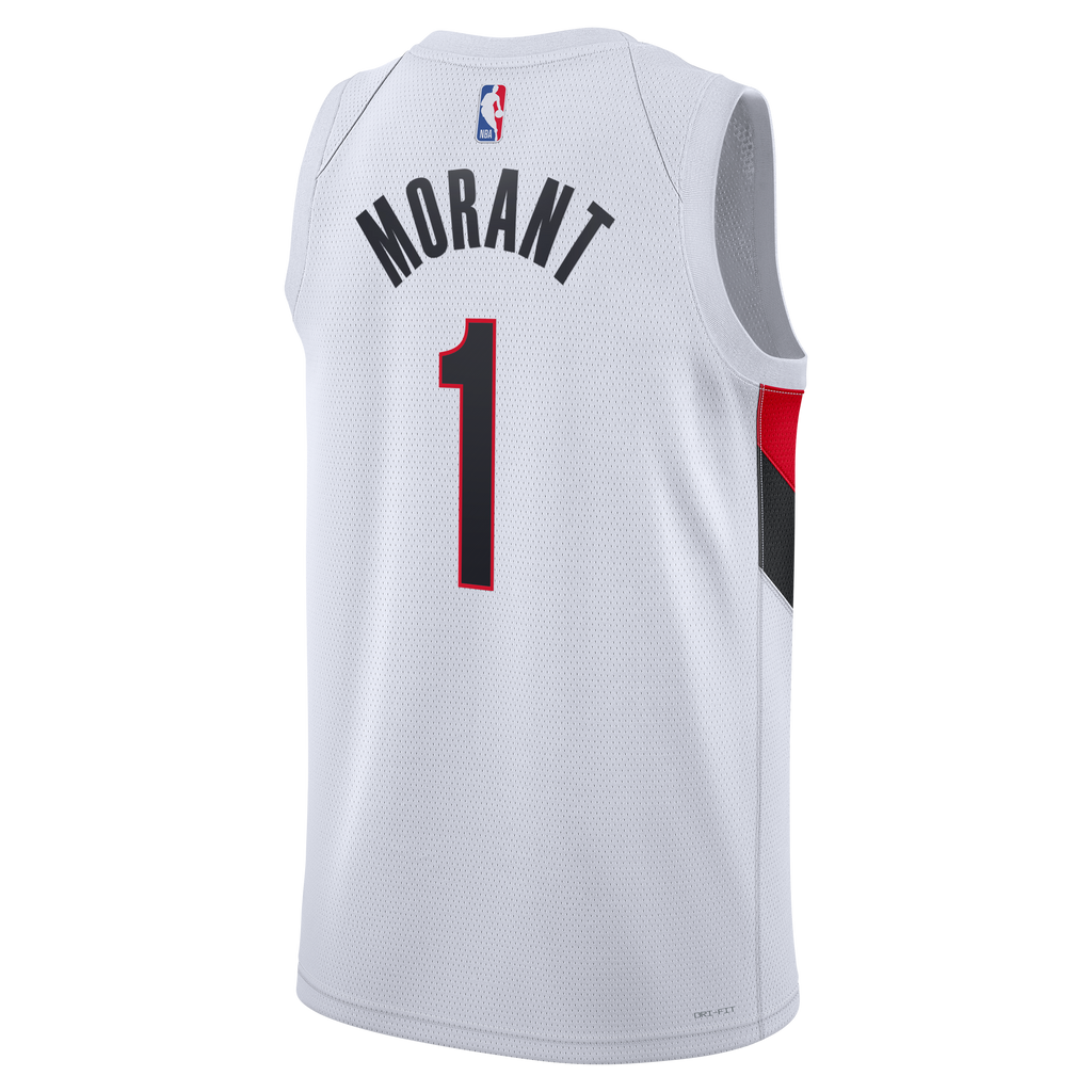 Portland Trail Blazers Nike Replica Association Edition Swingman Jersey - White - Ja Morant - Unisex NBA Team Jersey Basketball Fan Apparel
