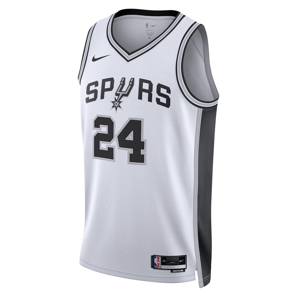 San Antonio Spurs Nike Association Edition Swingman Jersey - White - Devin Vassell - Unisex NBA Team Jersey Basketball Fan Apparel