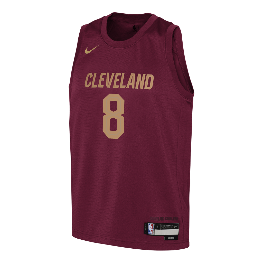 Cleveland Cavaliers Nike Icon Edition Swingman Jersey - Wine - Dennis Schröder - Youth NBA Team Jersey Basketball Fan Apparel