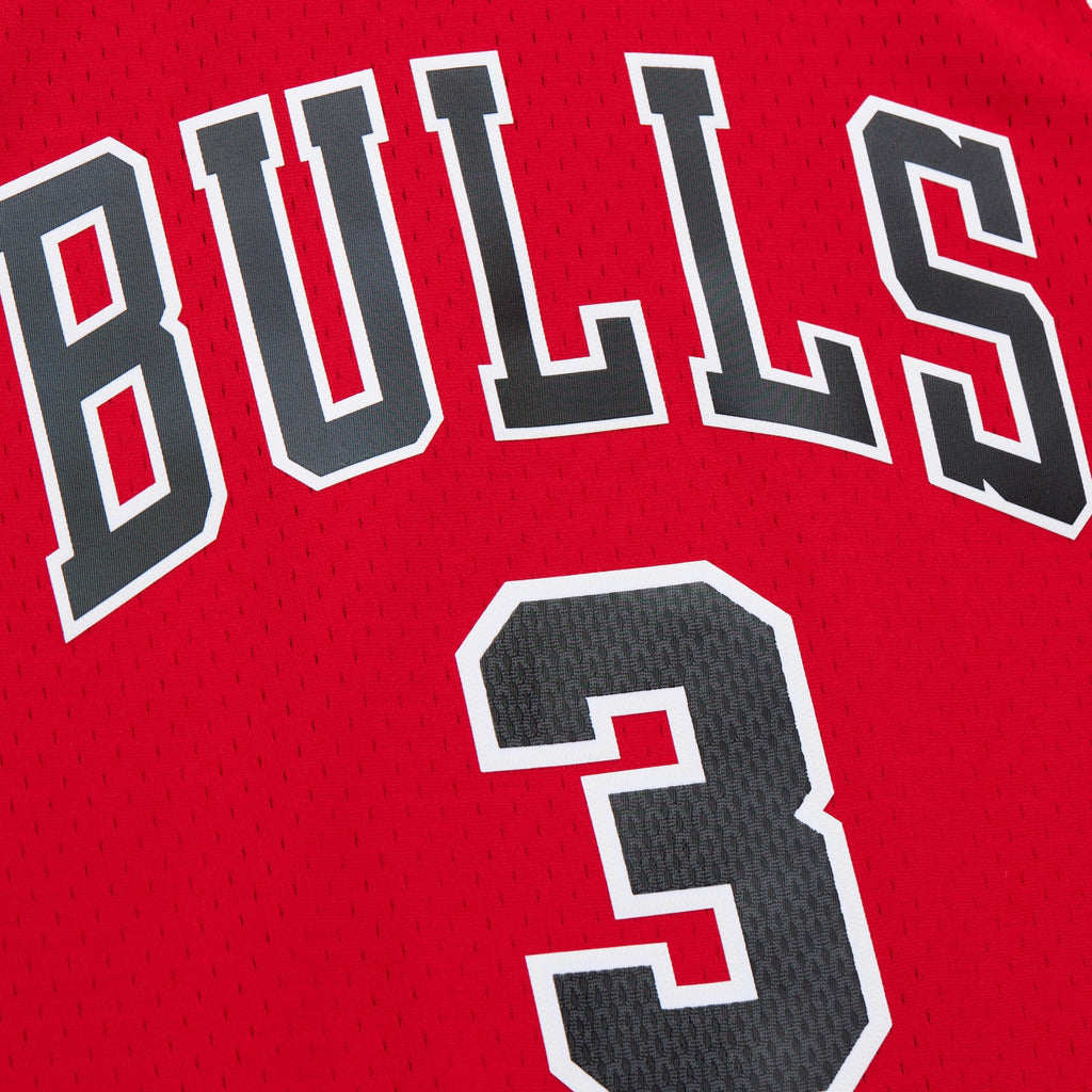 Chicago Bulls Mitchell & Ness Dark Jersey Dwyane Wade 2016 NBA Team Jersey Basketball Fan Apparel