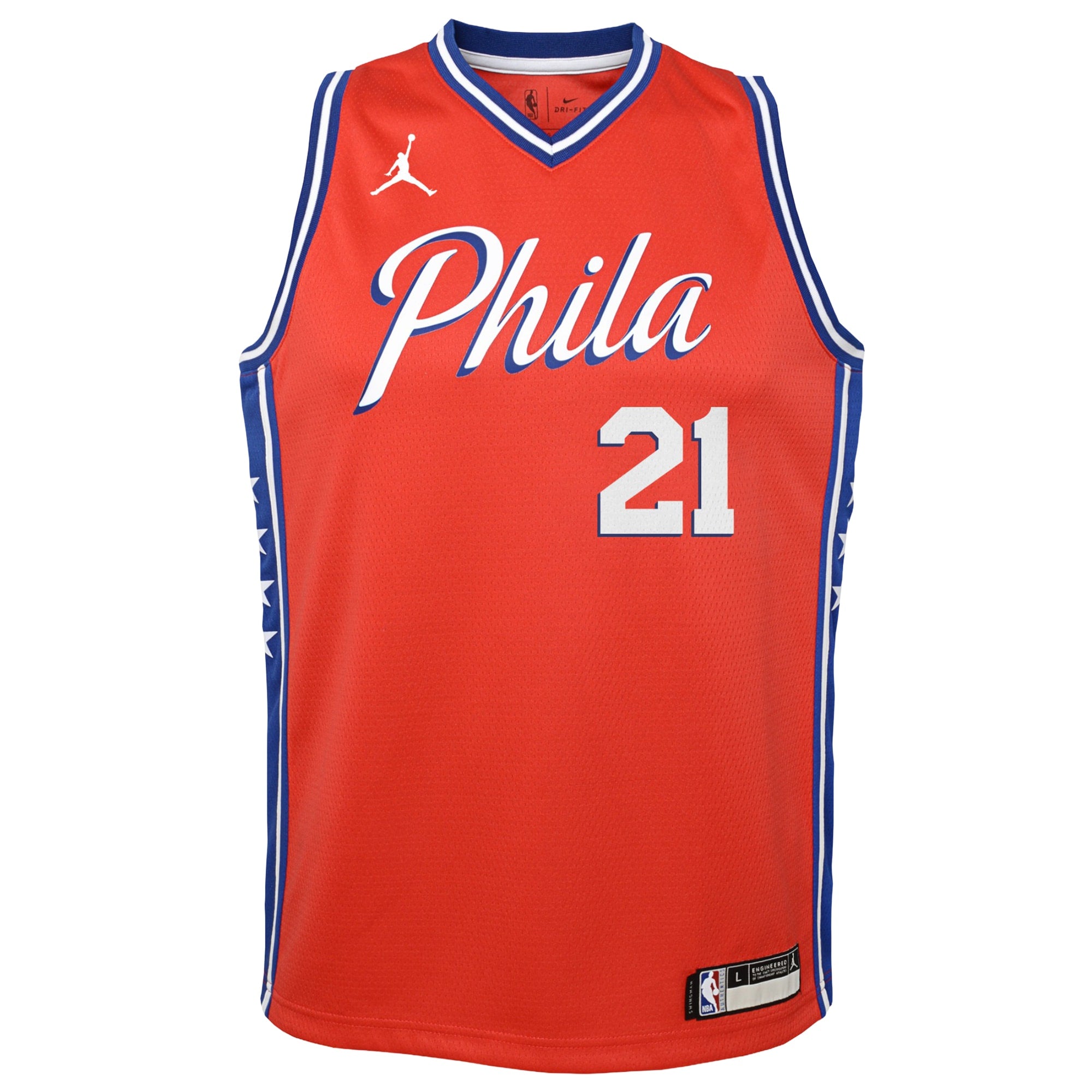 Philadelphia 76ers NBA Statement Swingman Jersey - Joel Embiid - Youth NBA Team Jersey Basketball Fan Apparel
