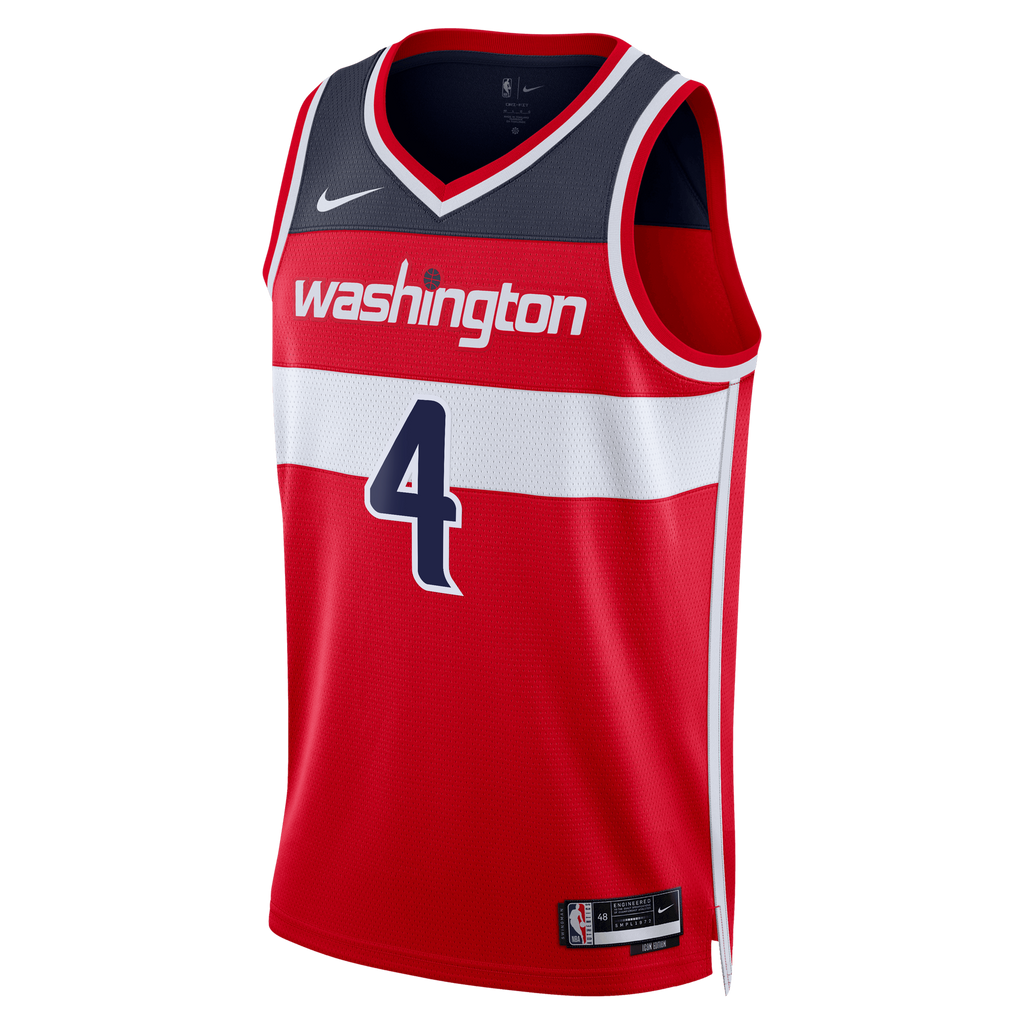 Washington Wizards Nike Icon Swingman Jersey - Red - AJ Dybantsa - Unisex NBA Team Jersey Basketball Fan Apparel