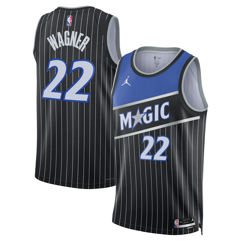 Orlando Magic Jordan Brand Statement Edition Swingman Jersey - Black - Franz Wagner - Unisex NBA Team Jersey Basketball Fan Apparel