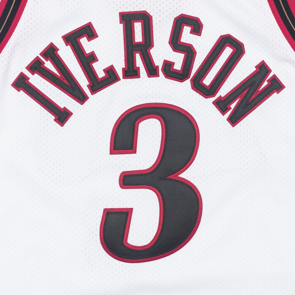 Philadelphia 76ers Mitchell & Ness Allen Iverson 1997 Authentic Jersey - White NBA Team Jersey Basketball Fan Apparel