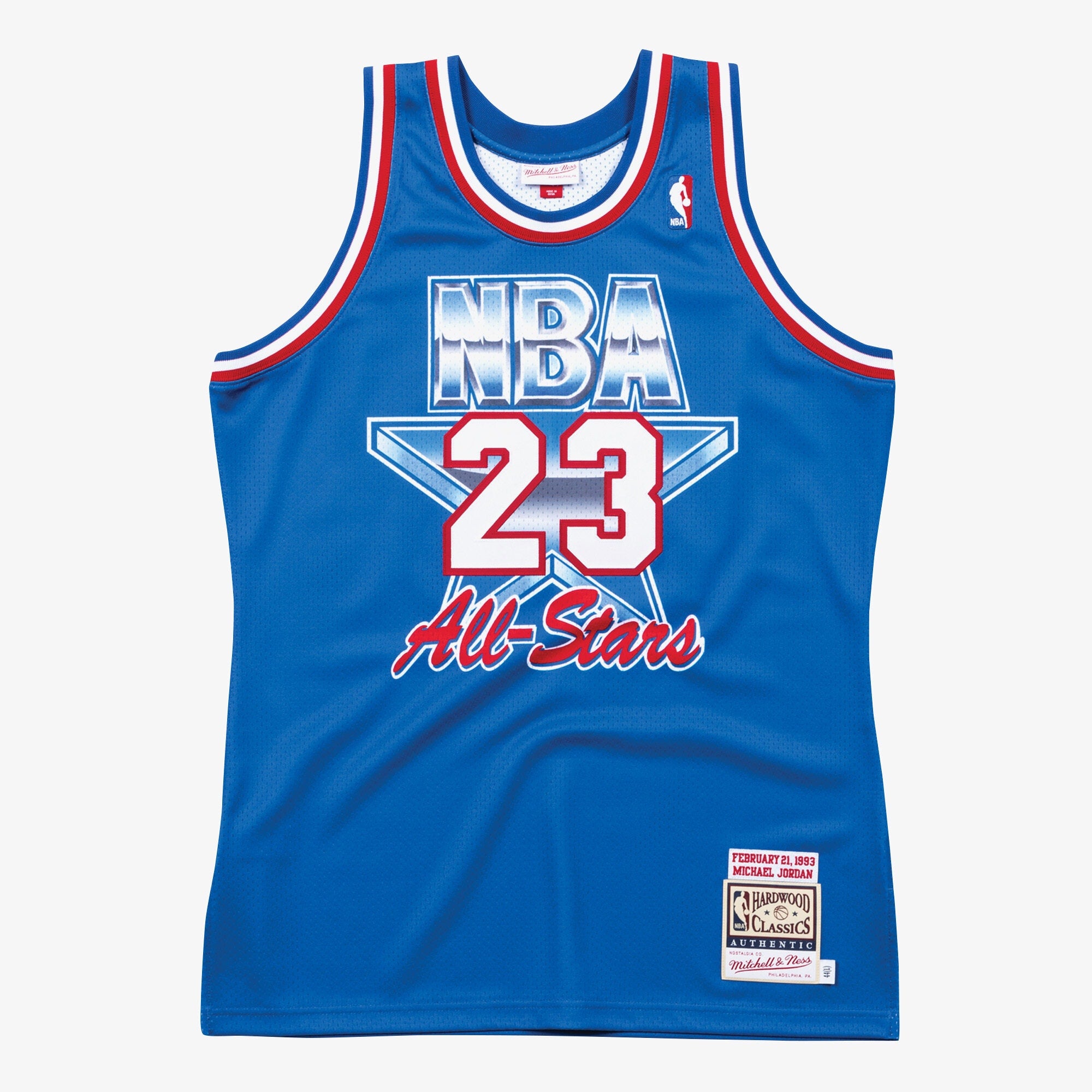 NBA All-Star East Mitchell & Ness Authentic Jersey Michael Jordan 1993 NBA Team Jersey Basketball Fan Apparel