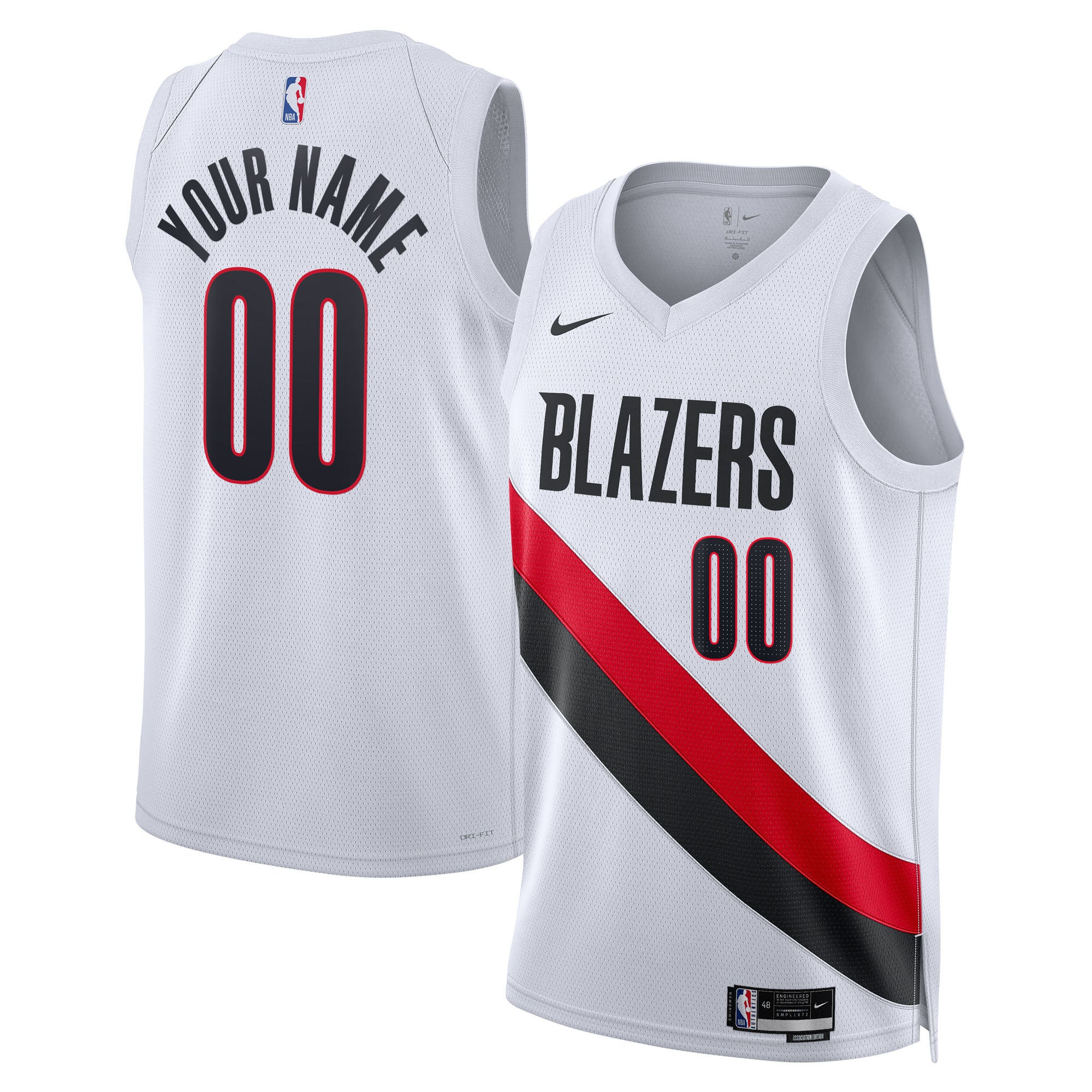 Portland Trail Blazers Nike Replica Association Swingman Jersey - Unisex NBA Team Jersey Basketball Fan Apparel