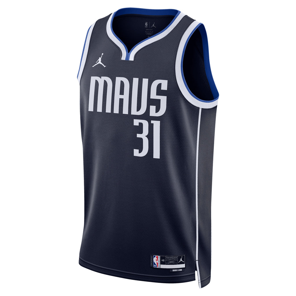 Dallas Mavericks Jordan Brand Statement Edition Swingman Jersey - Navy - Klay Thompson - Unisex NBA Team Jersey Basketball Fan Apparel