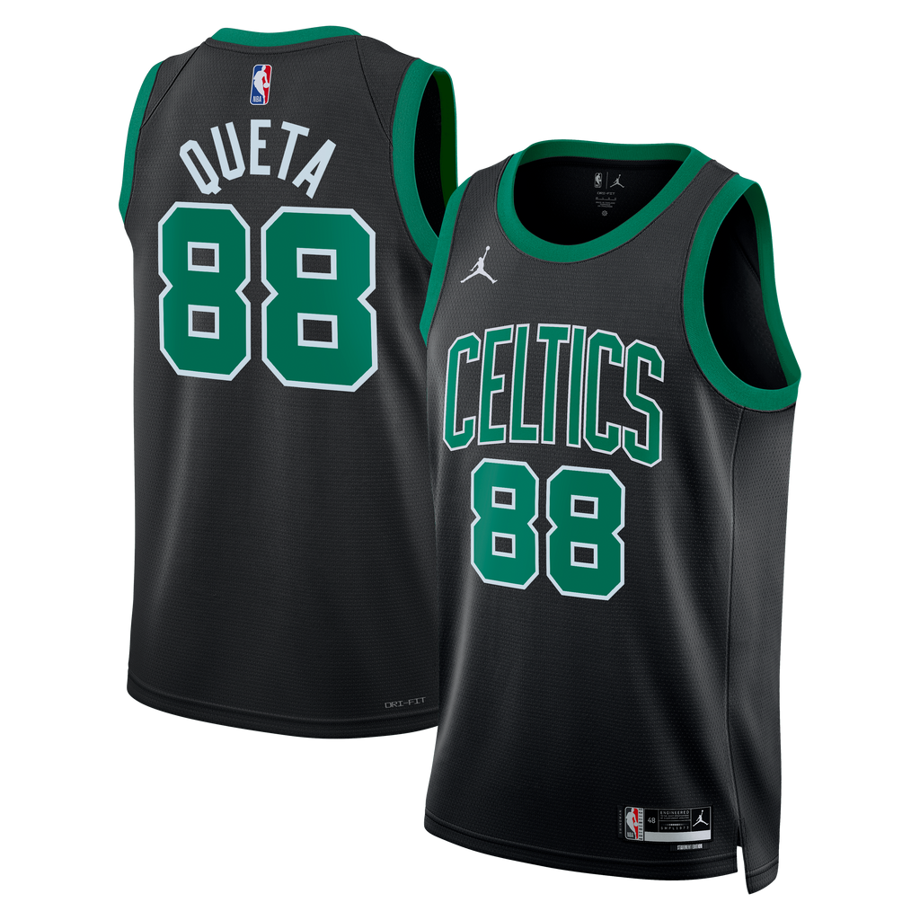 Boston Celtics Jordan Brand Statement Edition Swingman Jersey - Black - Neemias Queta - Unisex NBA Team Jersey Basketball Fan Apparel