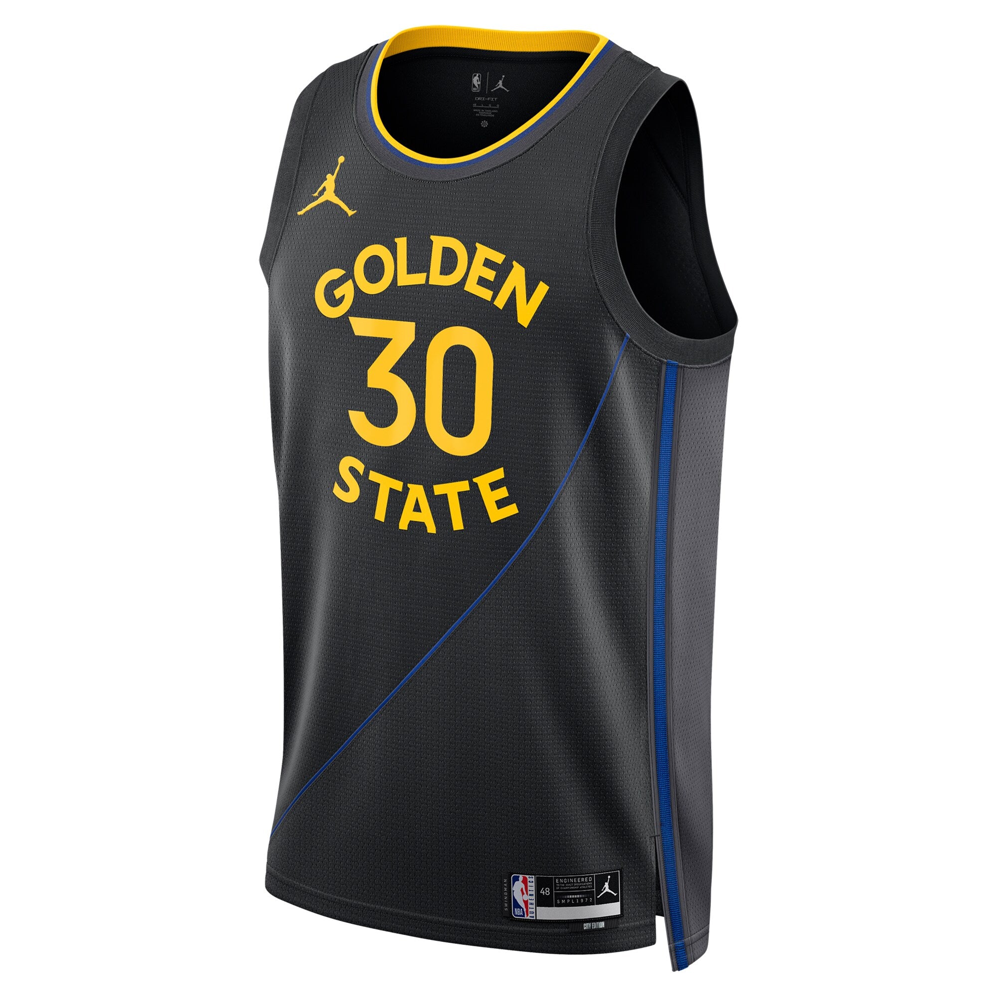 Golden State Warriors Jordan Brand 2024/25 Statement Edition Swingman Jersey - Black - Stephen Curry - Unisex NBA Team Jersey Basketball Fan Apparel