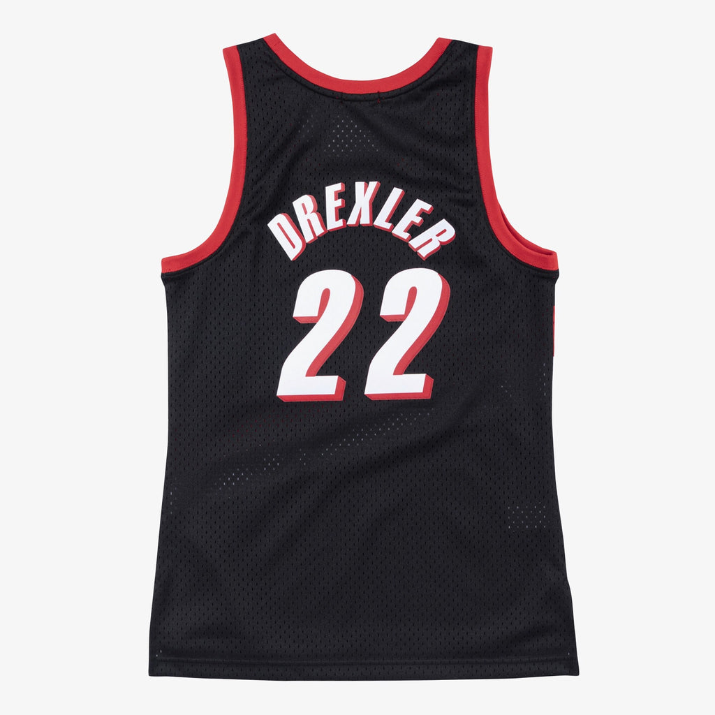 Portland Trail Blazers NBA Swingman Jersey - Clyde Drexler - Women's NBA Team Jersey Basketball Fan Apparel