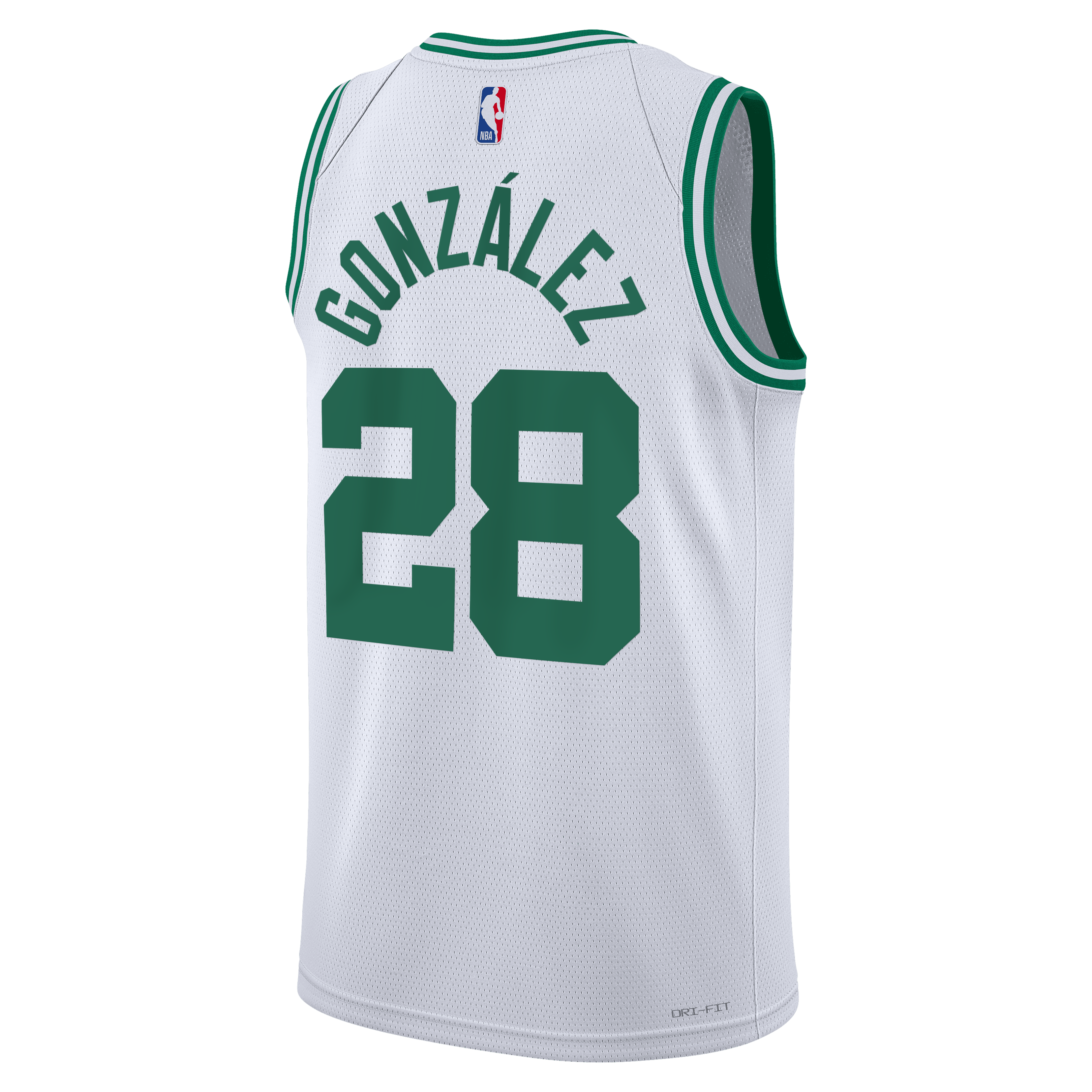 Boston Celtics Nike Association Edition Swingman Jersey - White - Hugo González - Unisex NBA Team Jersey Basketball Fan Apparel