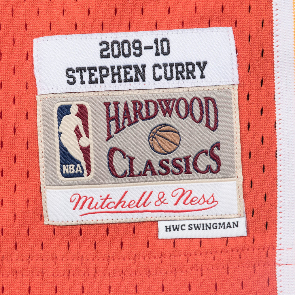 Golden State Warriors Mitchell & Ness Swingman Jersey Alternate Stephen Curry 2009-10 NBA Team Jersey Basketball Fan Apparel