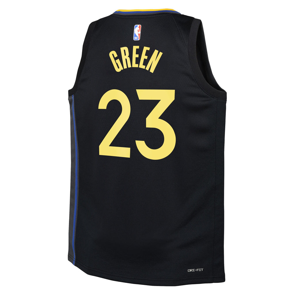 Golden State Warriors Jordan Brand Statement Edition Swingman Jersey - Black - Draymond Green - Youth NBA Team Jersey Basketball Fan Apparel