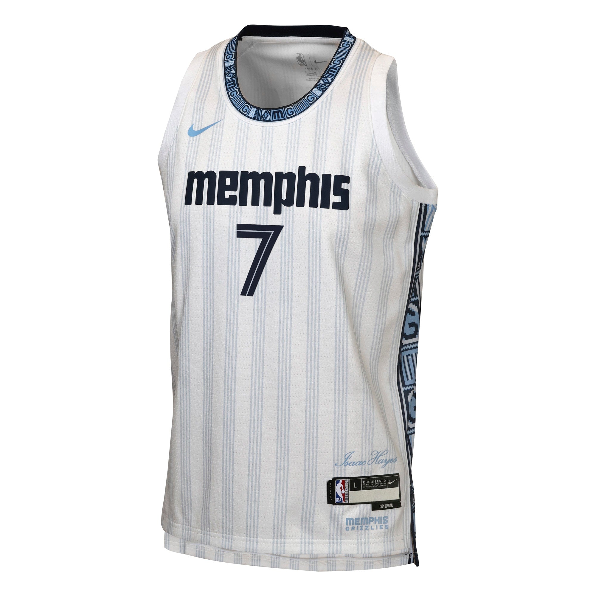 Memphis Grizzlies Nike 2025/26 City Edition Swingman Jersey - Gray - Santi Aldama - Youth NBA Team Jersey Basketball Fan Apparel
