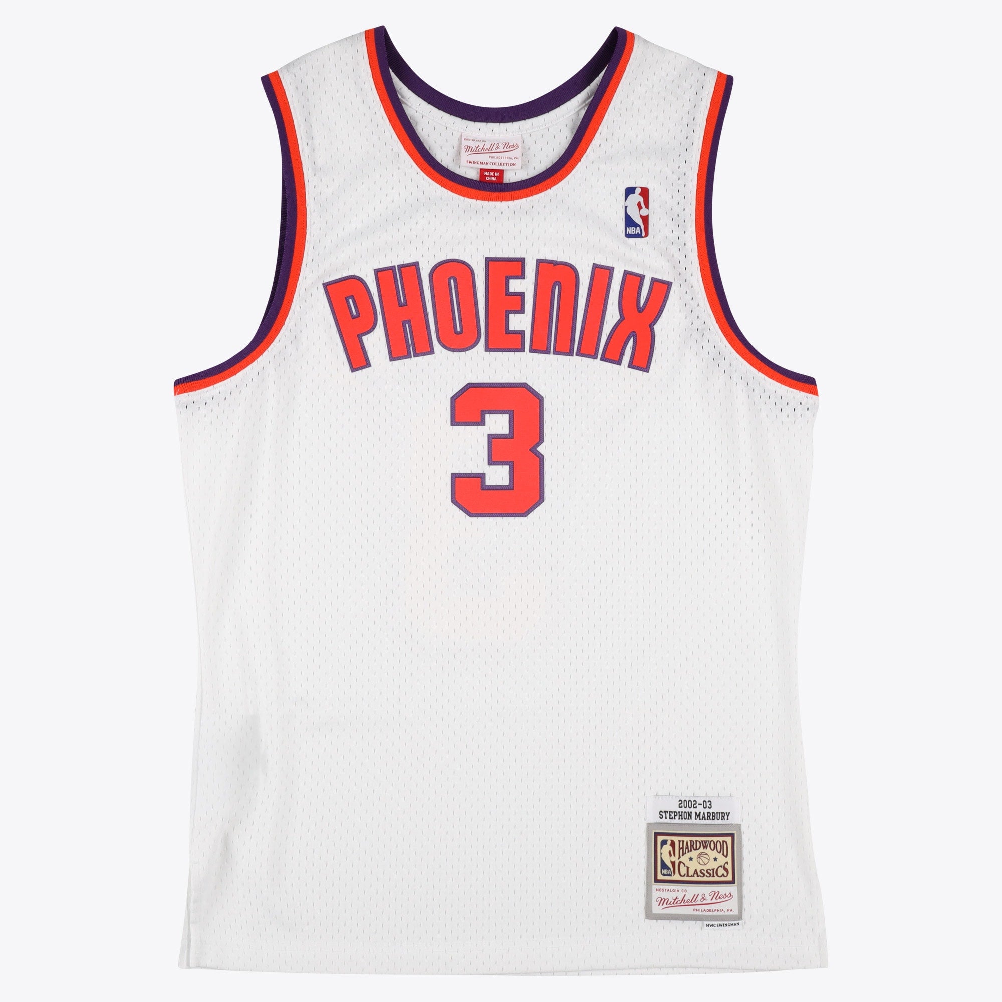 Phoenix Suns NBA Mitchell & Ness Swingman Jersey - Stephon Marbury NBA Team Jersey Basketball Fan Apparel