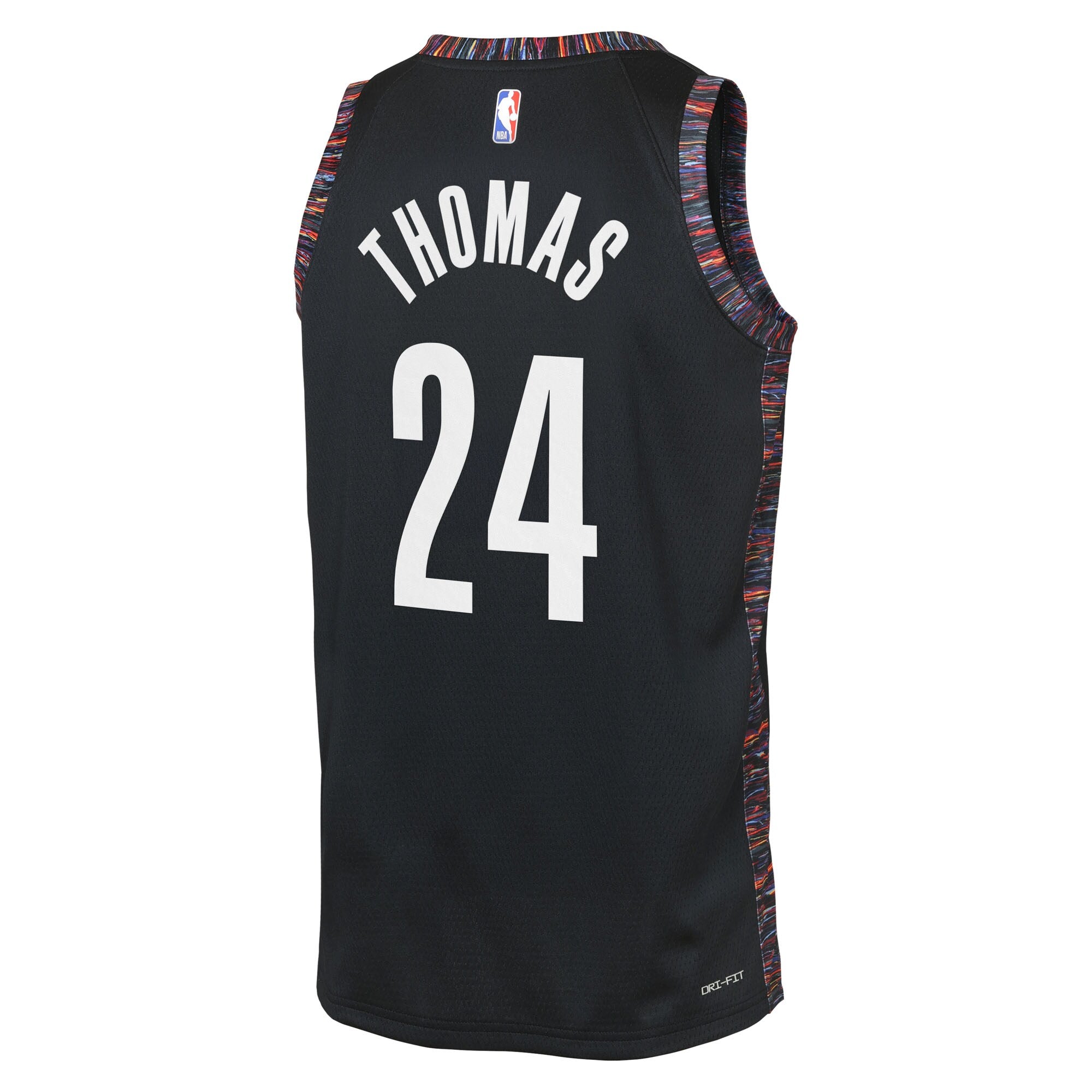 Brooklyn Nets Nike 2025/26 City Edition Swingman Jersey - Black - Cam Thomas - Youth NBA Team Jersey Basketball Fan Apparel
