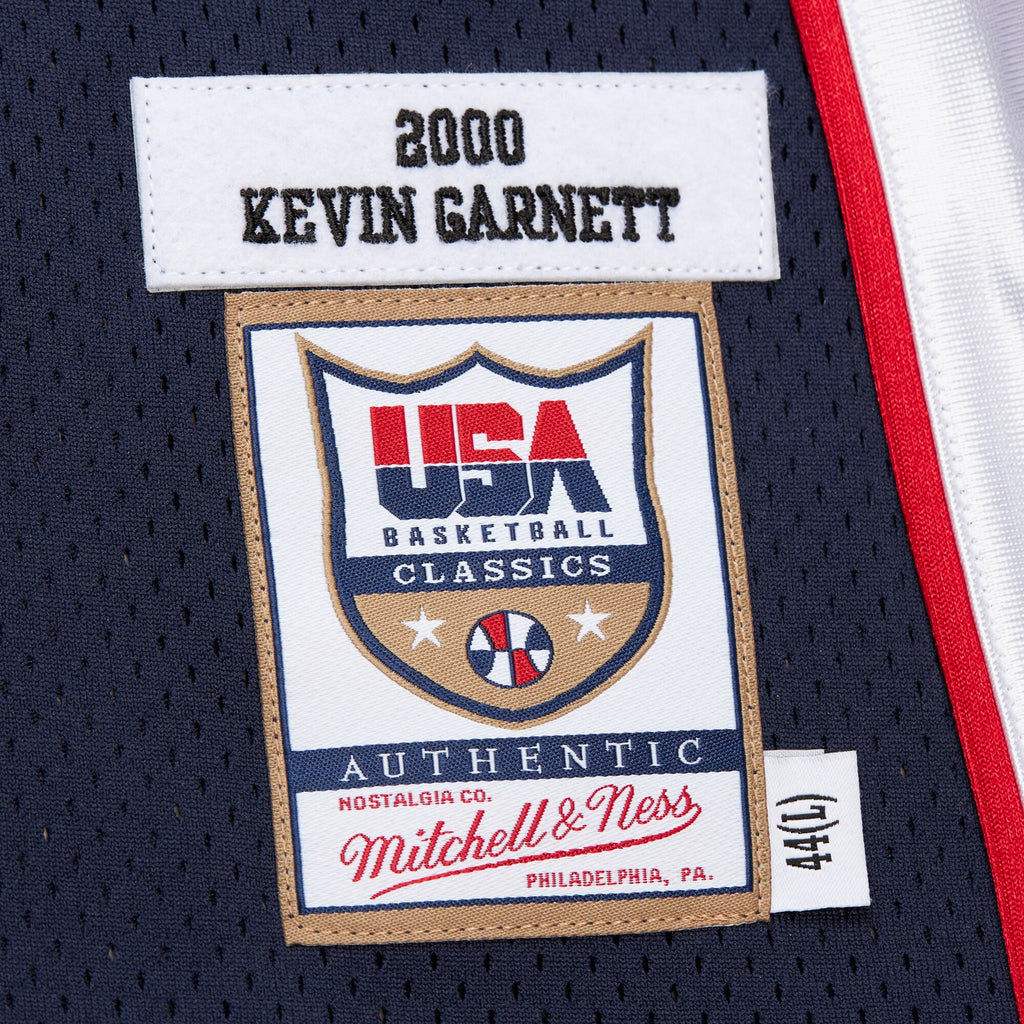 Team USA Mitchell & Ness Authentic Jersey Kevin Garnett 2000 NBA Team Jersey Basketball Fan Apparel