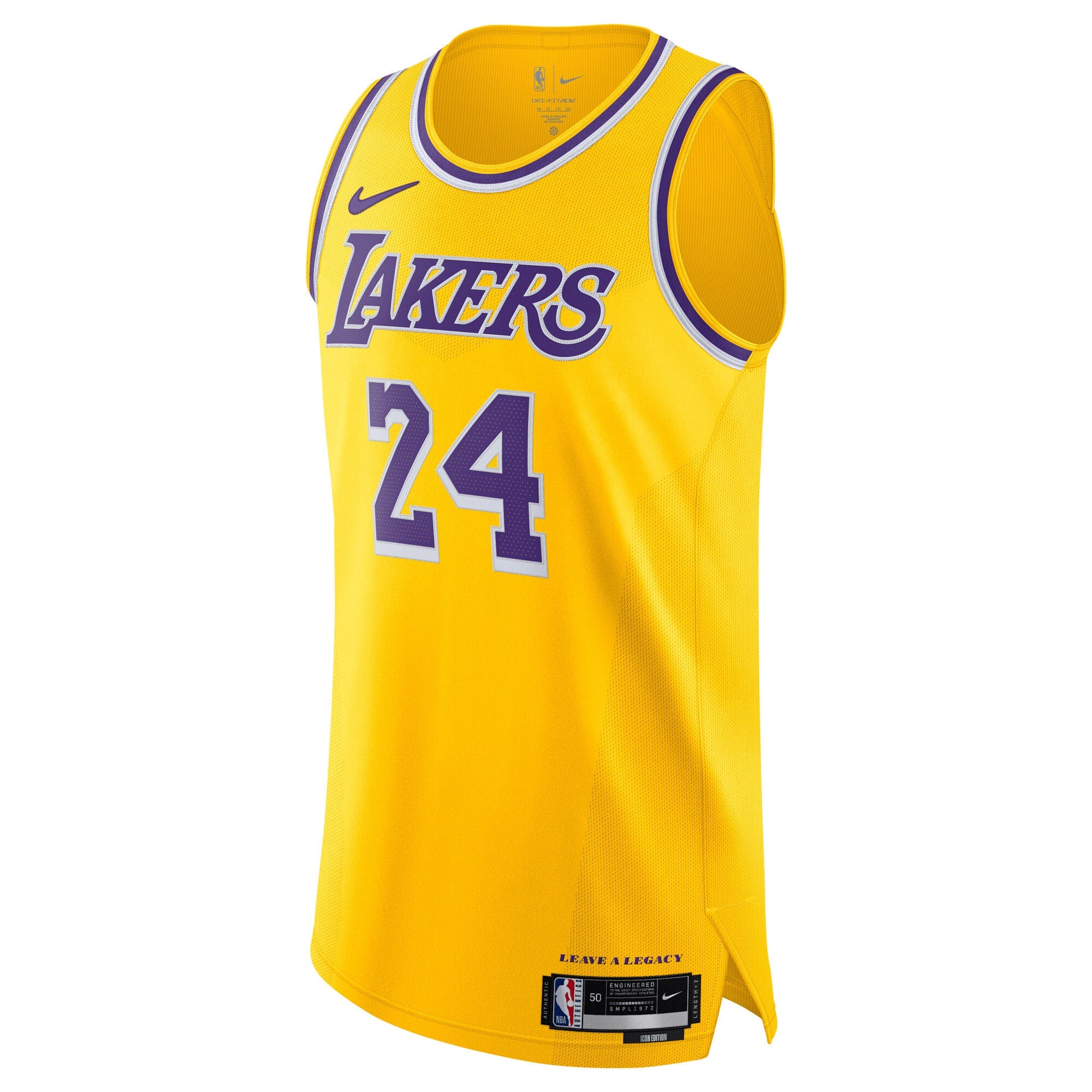 Los Angeles Lakers Nike Authentic Icon Kobe Bryant Jersey - Unisex NBA Team Jersey Basketball Fan Apparel