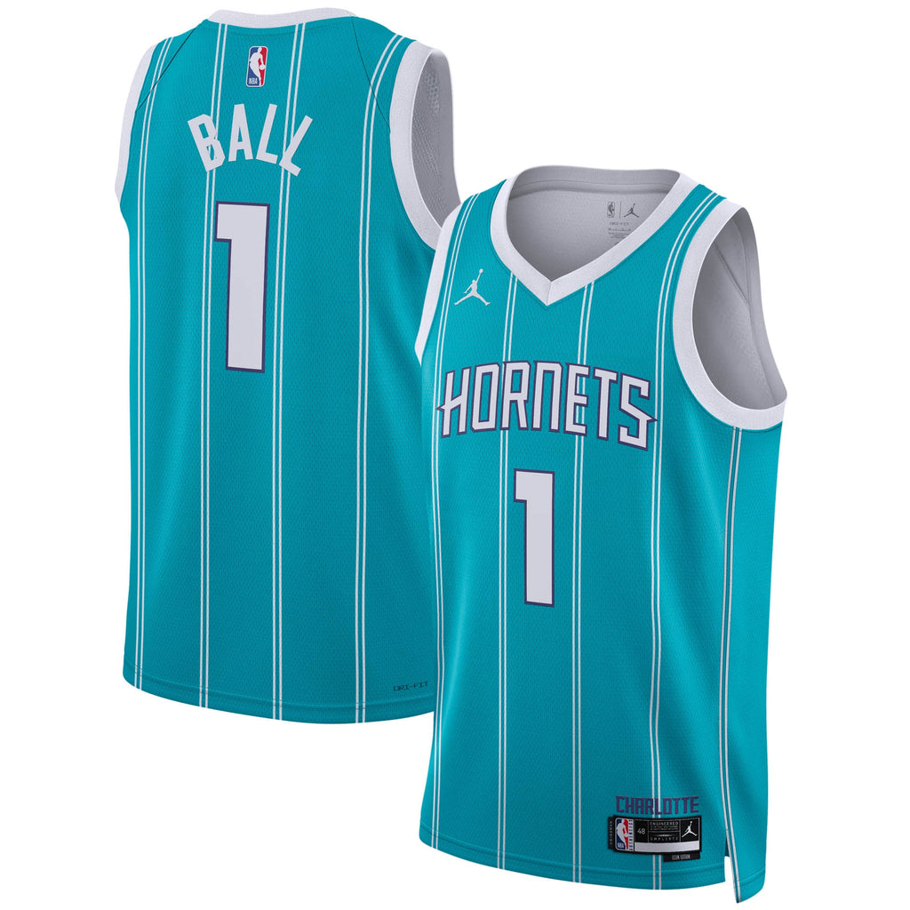 Charlotte Hornets Jordan Icon Swingman Jersey - Lamelo Ball - Men's NBA Team Jersey Basketball Fan Apparel