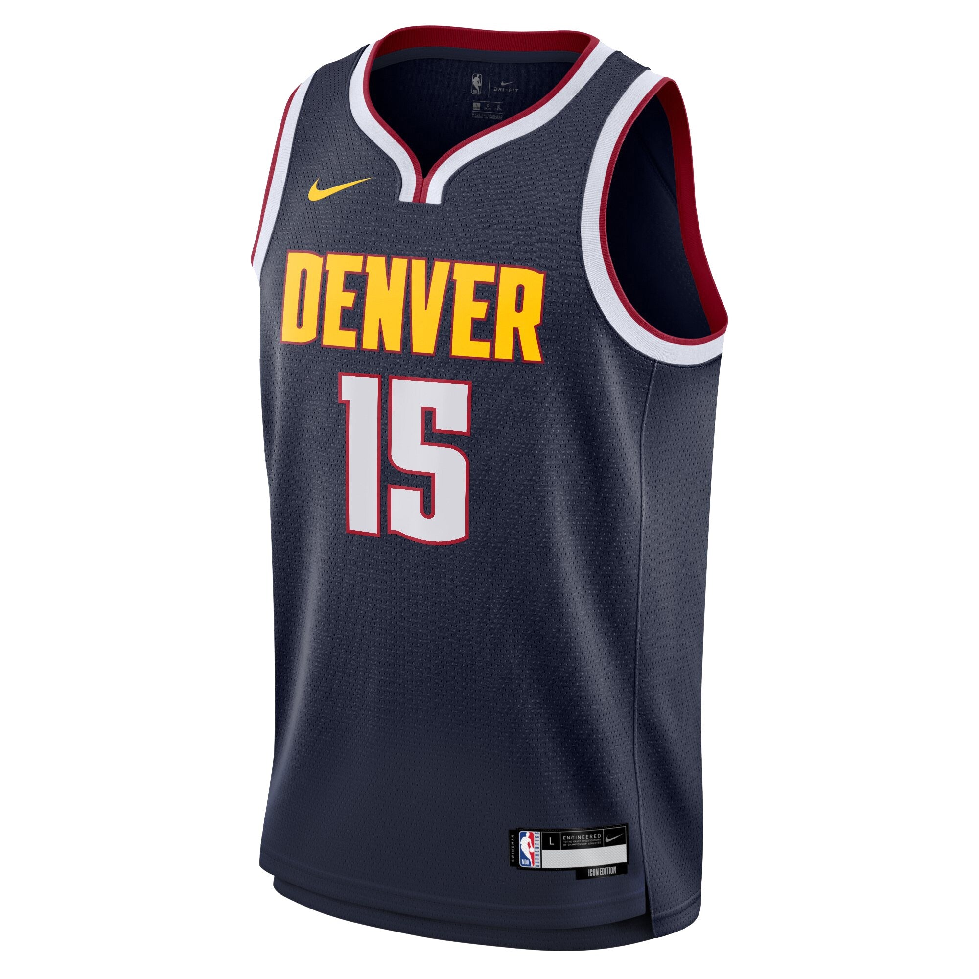 Denver Nuggets Nike Icon Swingman Jersey - Navy - Nikola Jokić - Youth NBA Team Jersey Basketball Fan Apparel