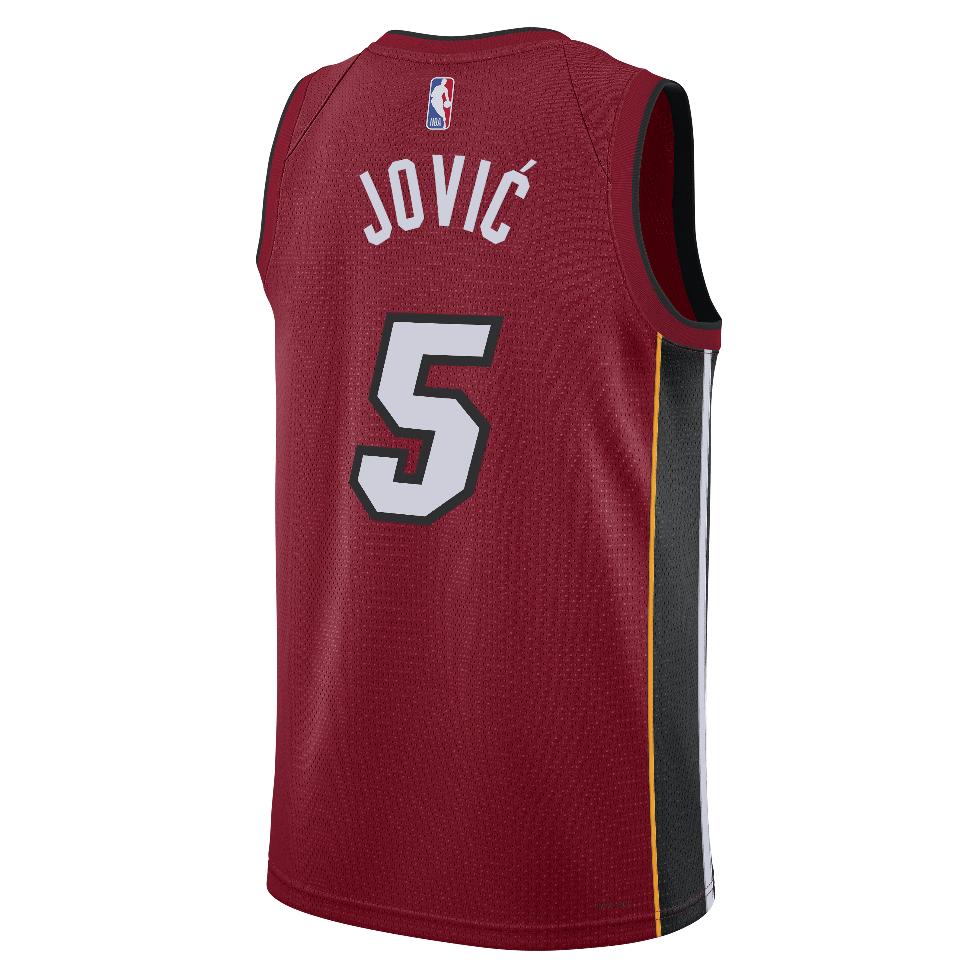 Miami Heat Jordan Brand Statement Edition Swingman Jersey - Red - Nikola Jović - Unisex NBA Team Jersey Basketball Fan Apparel