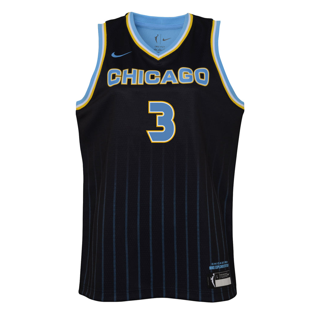 Chicago Sky WNBA Explorer Jersey - Candace Parker - Youth NBA Team Jersey Basketball Fan Apparel
