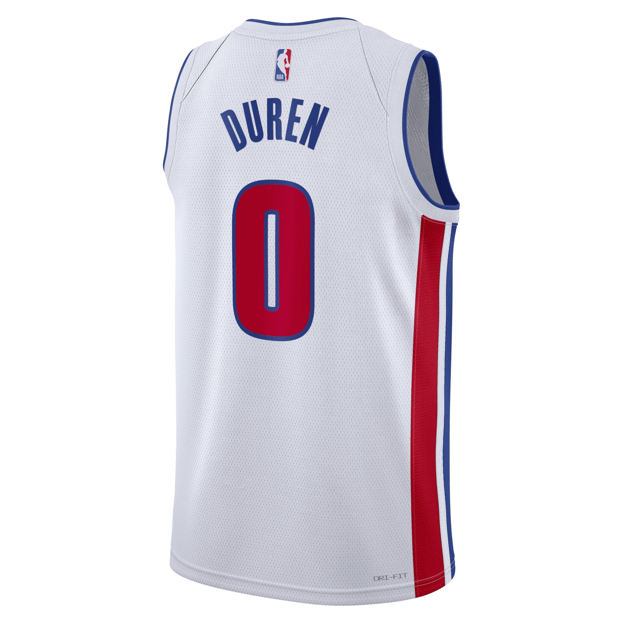 Detroit Pistons Nike Association Edition Swingman Jersey - White - Jalen Duren - Unisex NBA Team Jersey Basketball Fan Apparel