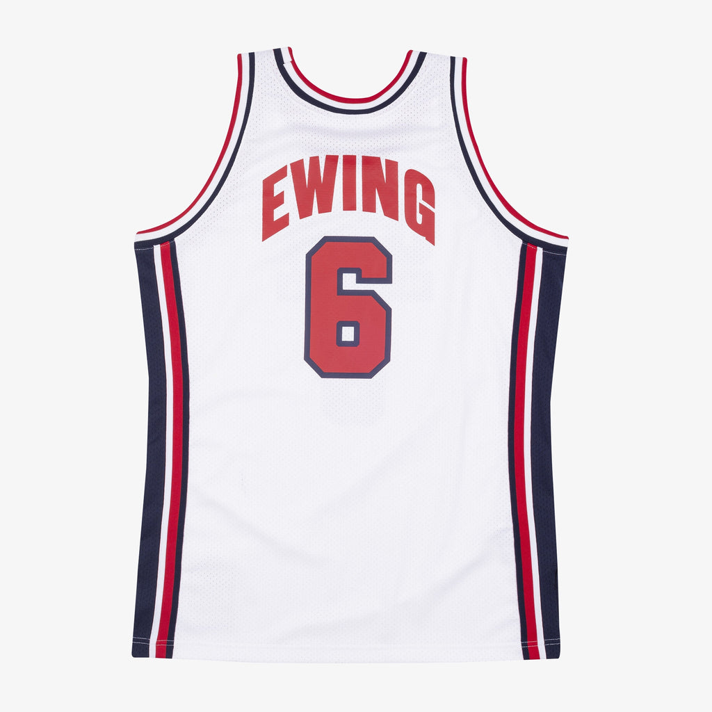 USA Basketball Mitchell & Ness Authentic Jersey Patrick Ewing 1992 NBA Team Jersey Basketball Fan Apparel