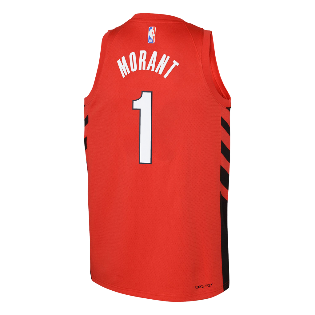 Portland Trail Blazers Jordan Brand Statement Edition Swingman Jersey - Red - Ja Morant - Youth NBA Team Jersey Basketball Fan Apparel
