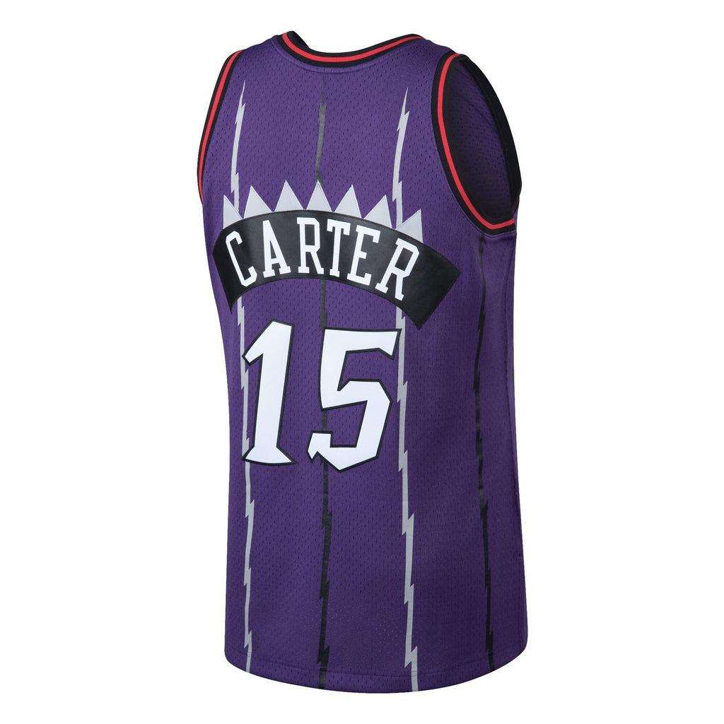 Toronto Raptors Mitchell & Ness Vince Carter Hardwood Classics Road Swingman Jersey - Youth NBA Team Jersey Basketball Fan Apparel