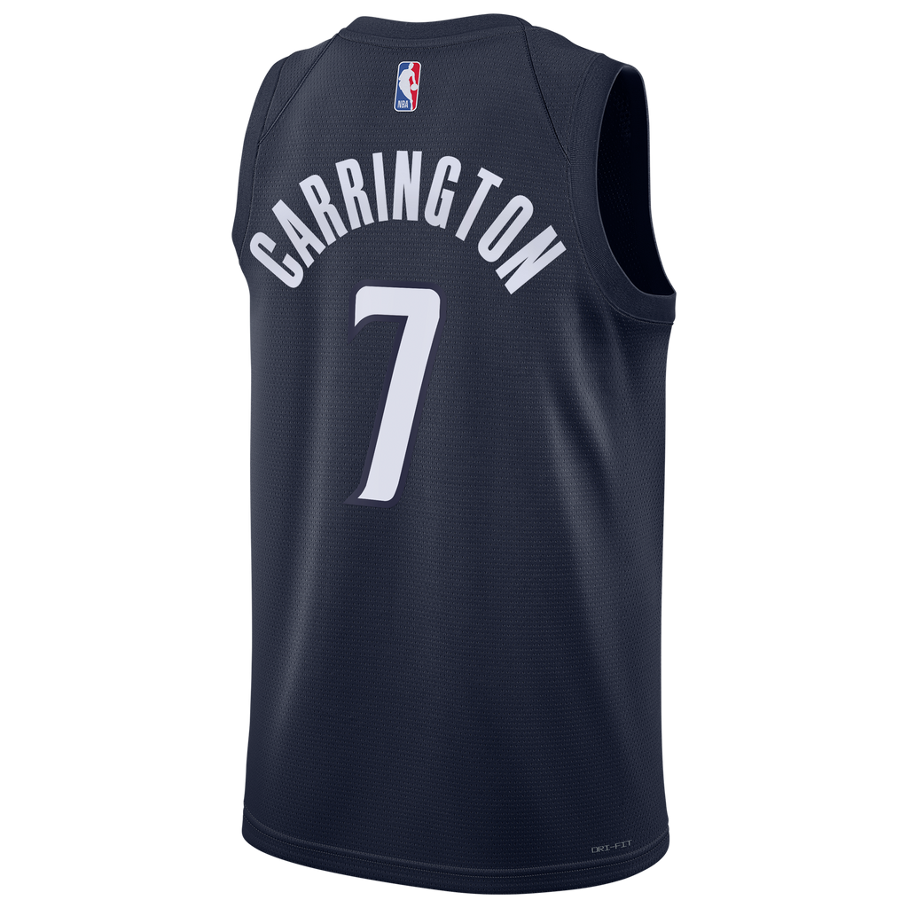 Washington Wizards Jordan Brand Statement Edition Swingman Jersey - Navy - Bub Carrington - Men's NBA Team Jersey Basketball Fan Apparel