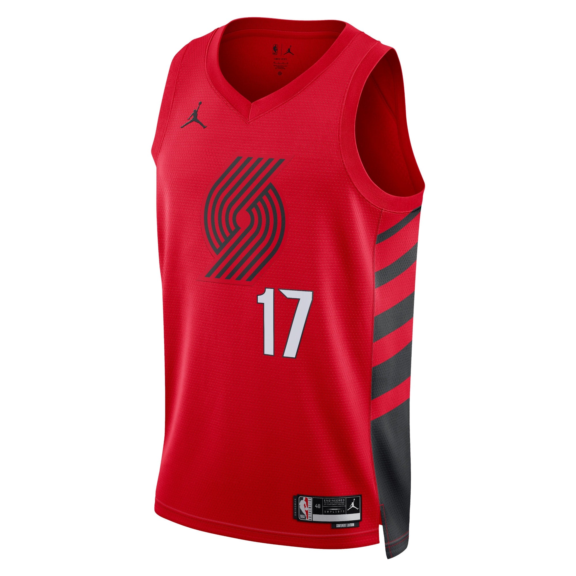 Portland Trail Blazers Jordan Statement Edition Swingman Jersey - Red - Shaedon Sharpe - Unisex NBA Team Jersey Basketball Fan Apparel