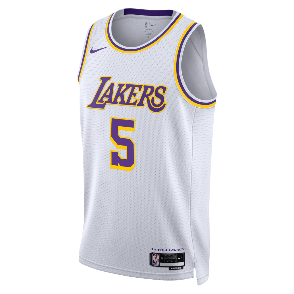 Los Angeles Lakers Nike Association Edition Swingman Jersey - White - Quentin Grimes - Unisex NBA Team Jersey Basketball Fan Apparel