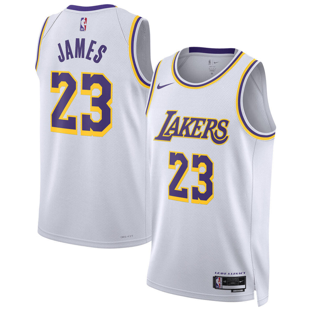 Los Angeles Lakers Nike Association Swingman Jersey - LeBron James - Unisex NBA Team Jersey Basketball Fan Apparel