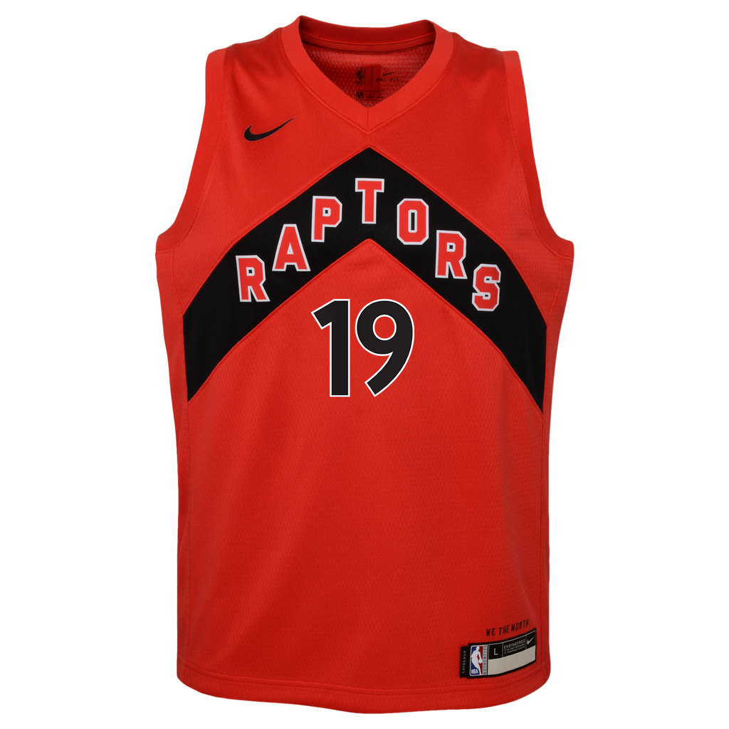 Toronto Raptors Nike Icon Edition Swingman Jersey - Red - Jakob Poeltl - Youth NBA Team Jersey Basketball Fan Apparel