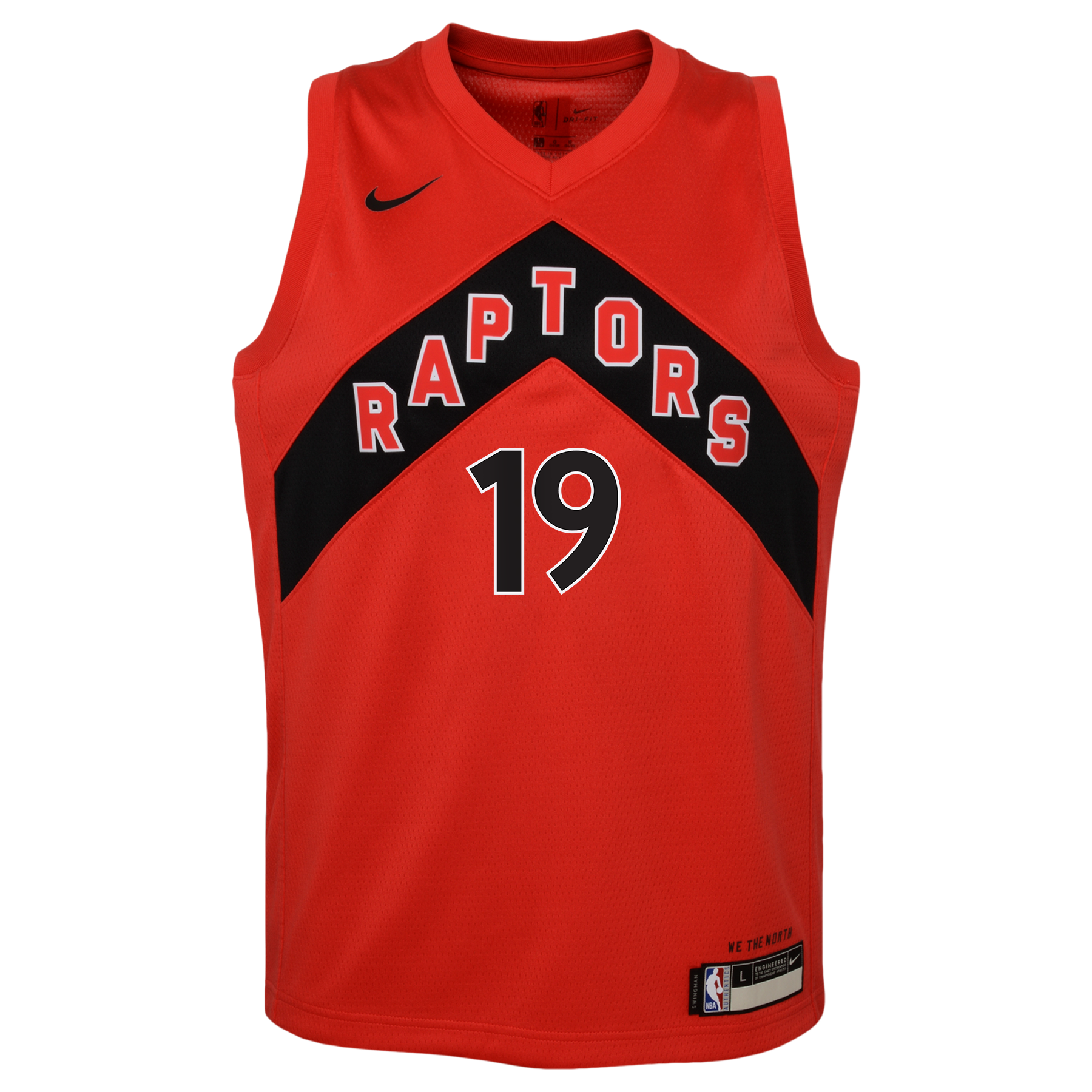 Toronto Raptors Nike Icon Edition Swingman Jersey - Red - Jakob Poeltl - Youth NBA Team Jersey Basketball Fan Apparel