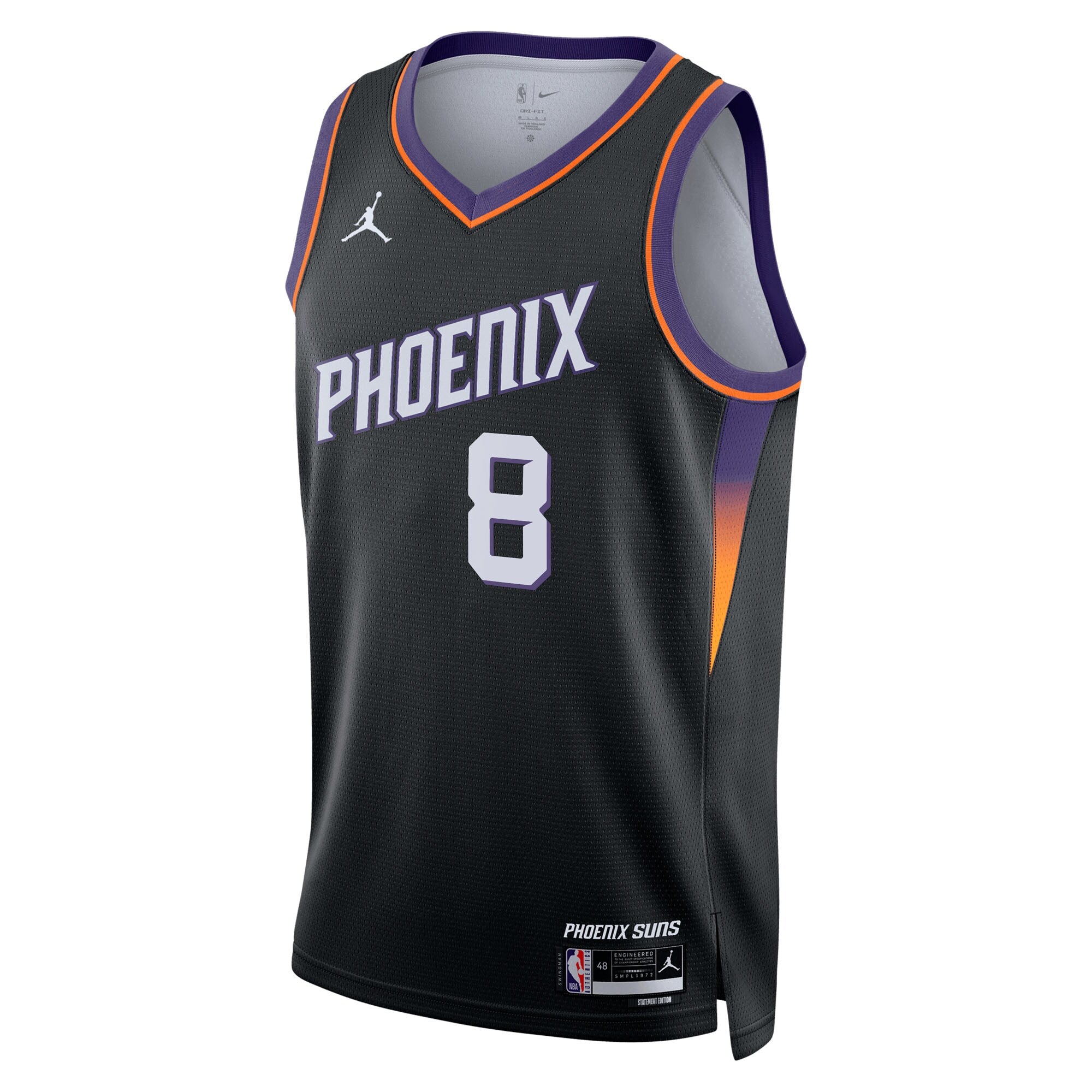 Phoenix Suns Jordan Brand Statement Edition Jersey - Black - Luke Kennard - Unisex NBA Team Jersey Basketball Fan Apparel