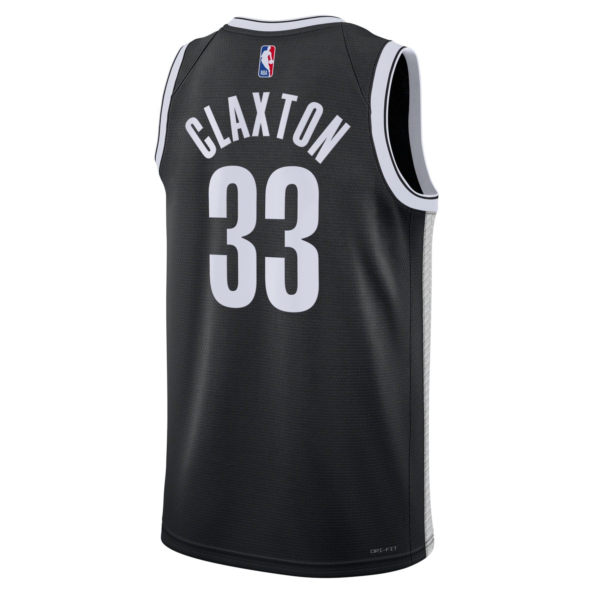 Brooklyn Nets Nike Icon Edition Swingman Jersey - Black - Nic Claxton - Unisex NBA Team Jersey Basketball Fan Apparel