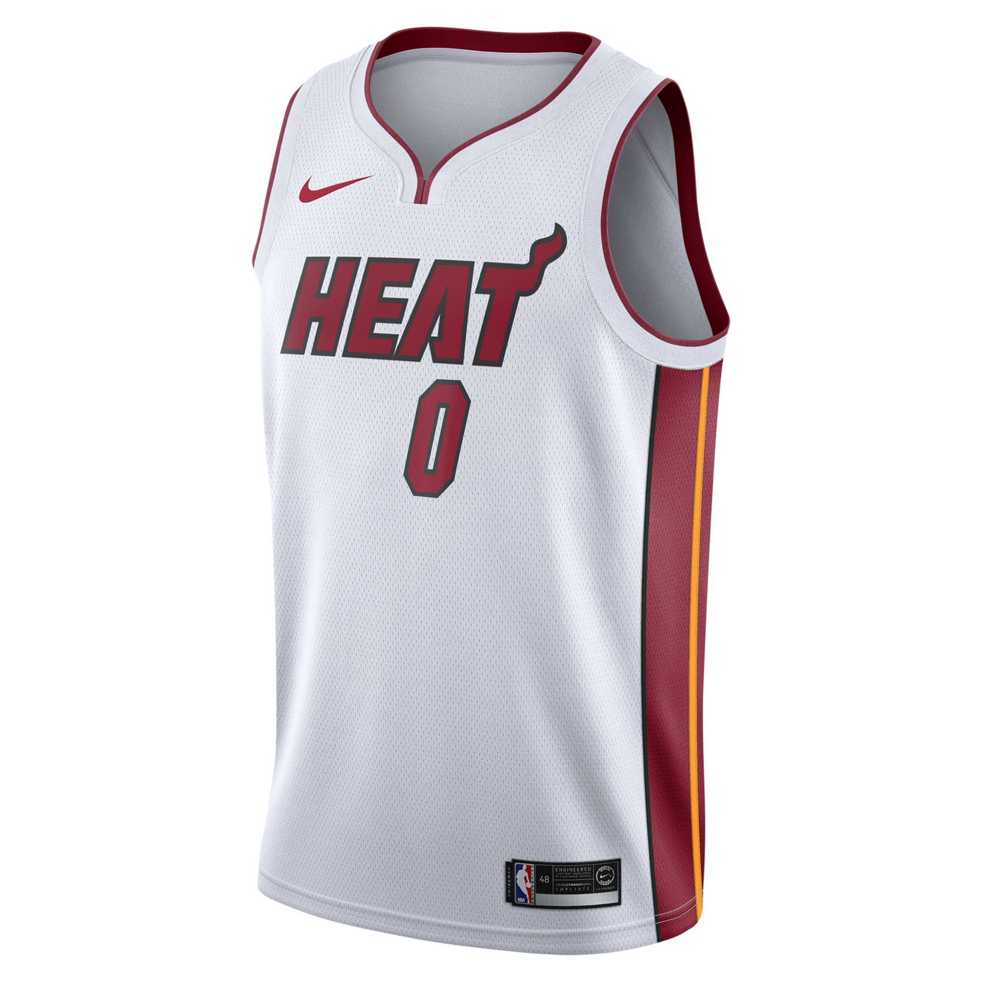 Miami Heat Nike Association Edition Swingman Jersey - White - Simone Fontecchio - Youth NBA Team Jersey Basketball Fan Apparel