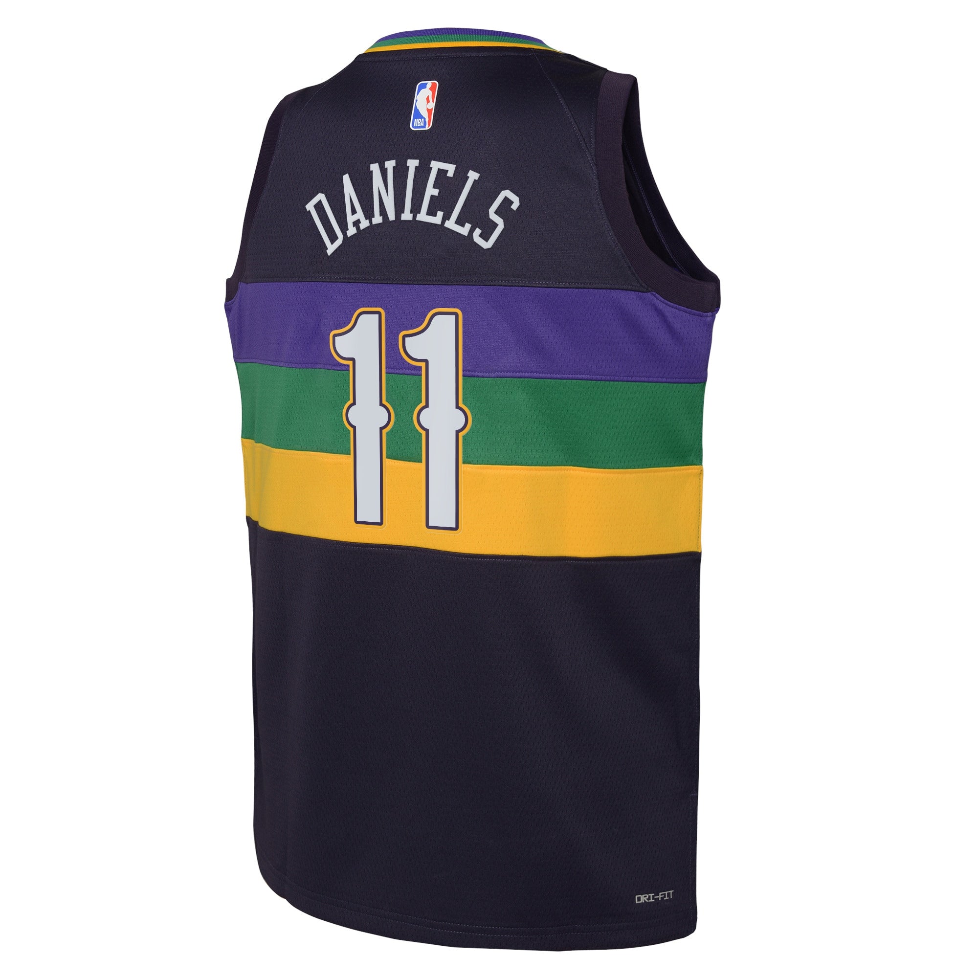 New Orleans Pelicans Nike City Edition Swingman Jersey 22 - Purple - Dyson Daniels - Youth NBA Team Jersey Basketball Fan Apparel