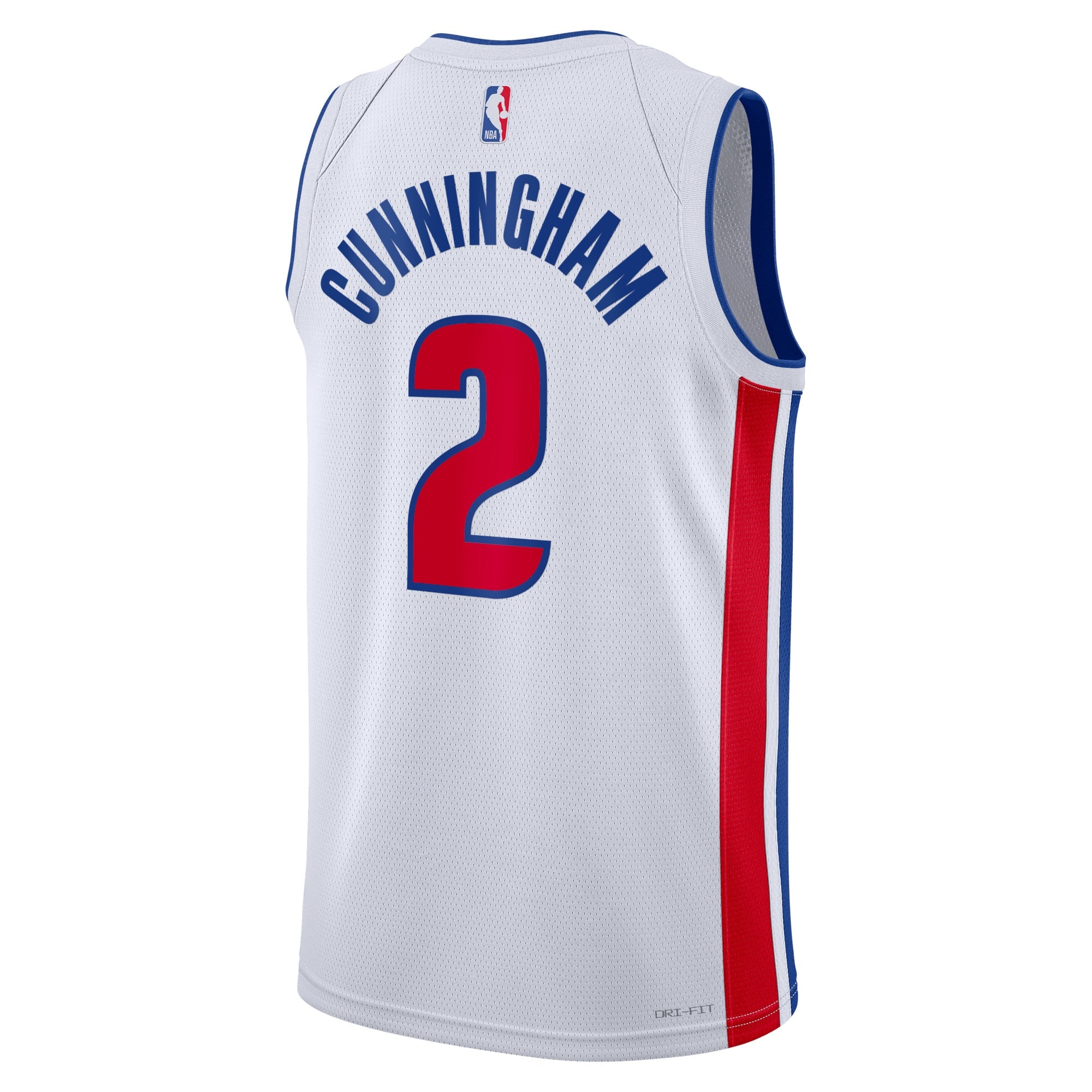 Detroit Pistons Nike Association Edition Swingman Jersey - White - Cade Cunningham - Unisex NBA Team Jersey Basketball Fan Apparel
